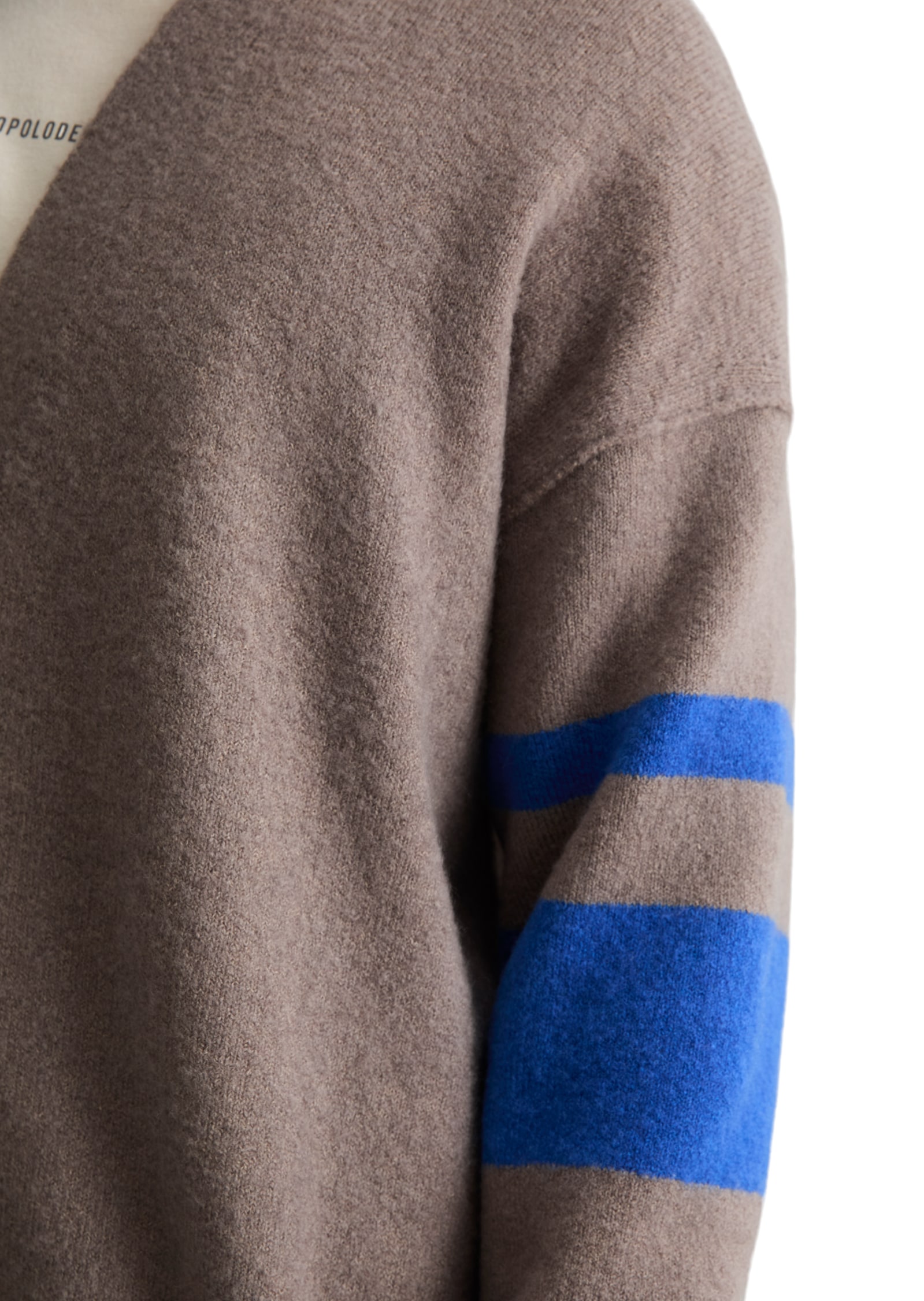 Marc O'Polo DENIM Veste en tricot oversized aus weichem Schurwoll-Mix