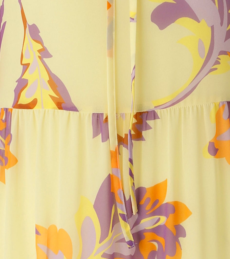 Aniston CASUAL Robe d'été mit grafischen Blättern bedruckt - NEUE KOLLEKTION