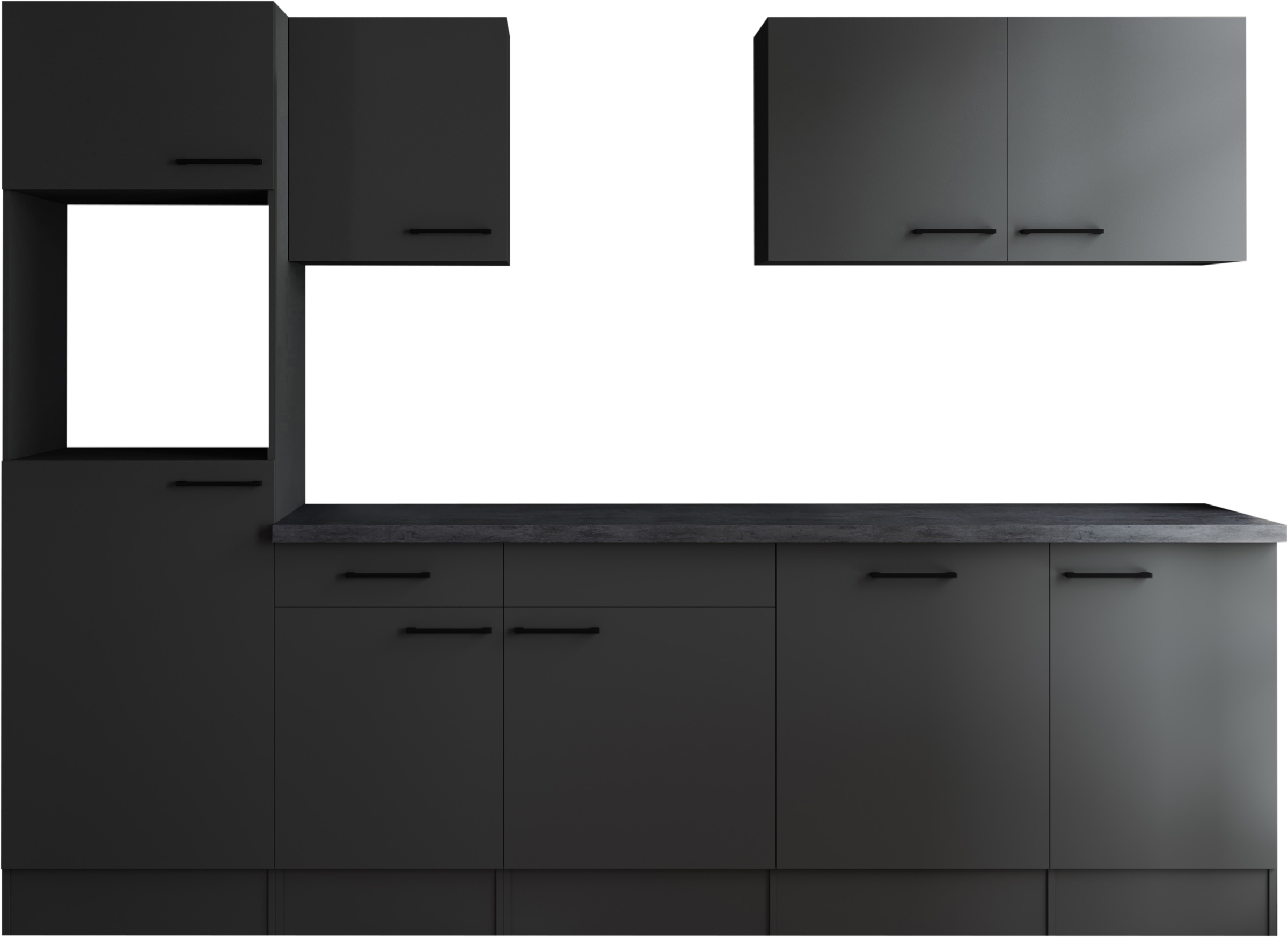 RESPEKTA Küchenzeile »Oliver« Breite 280 cm, 90 cm Arbeitshöhe, in exklusiver Konfiguration für OTTO