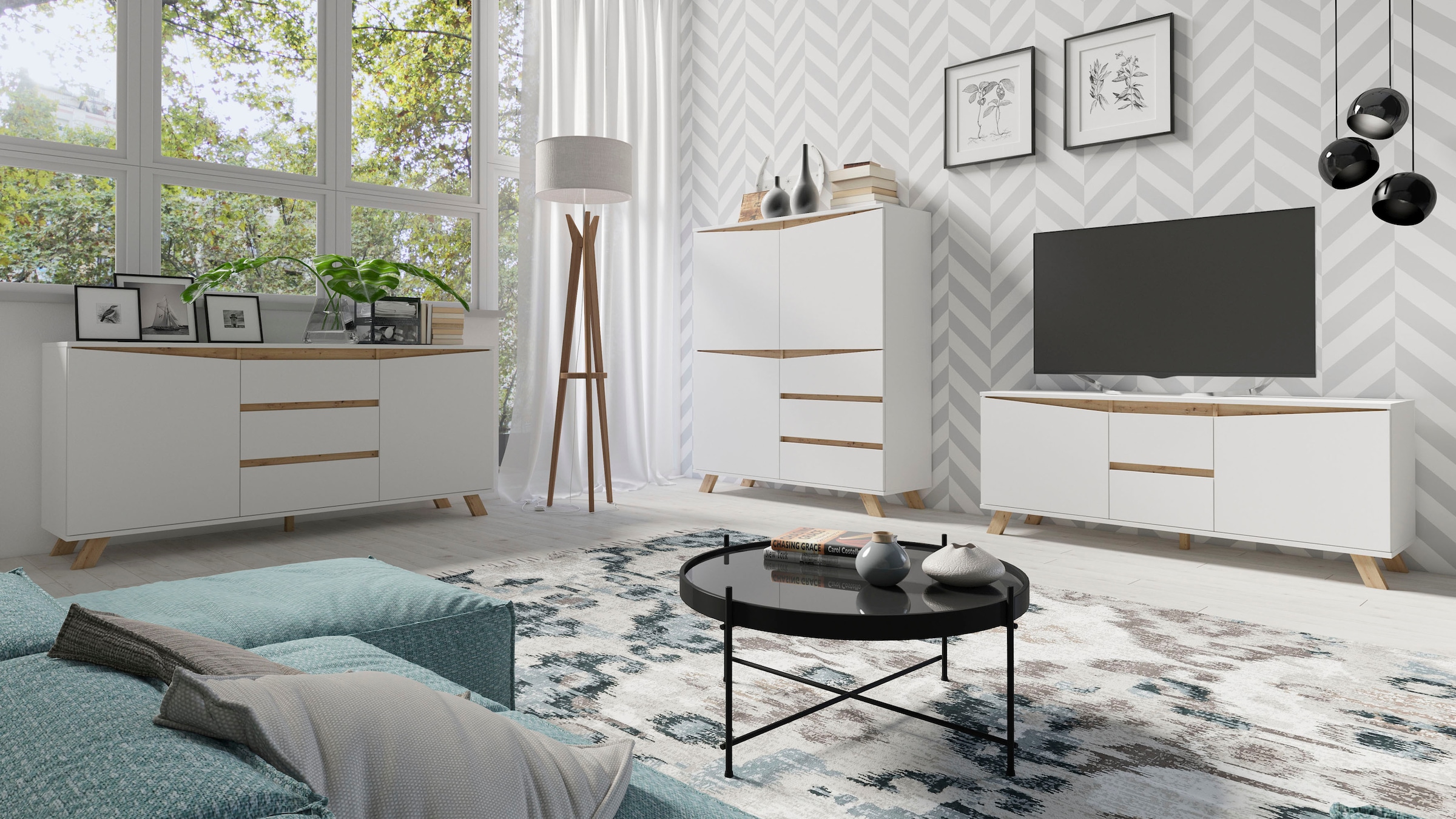 byLIVING Sideboard »Valentin«