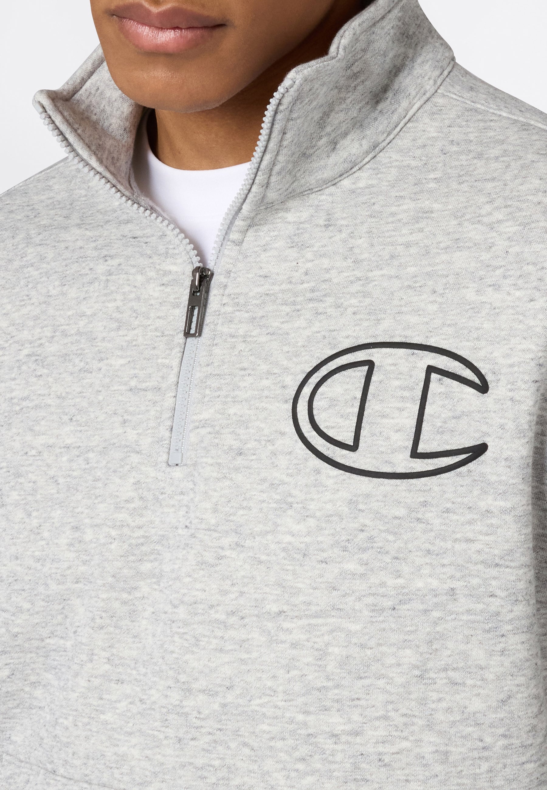Champion Sweatshirt »COLLEGE Fleece Half Zip Sweatshirt«, mit halbem Reissverschluss, aus Baumwolle und Polyester, normale Länge
