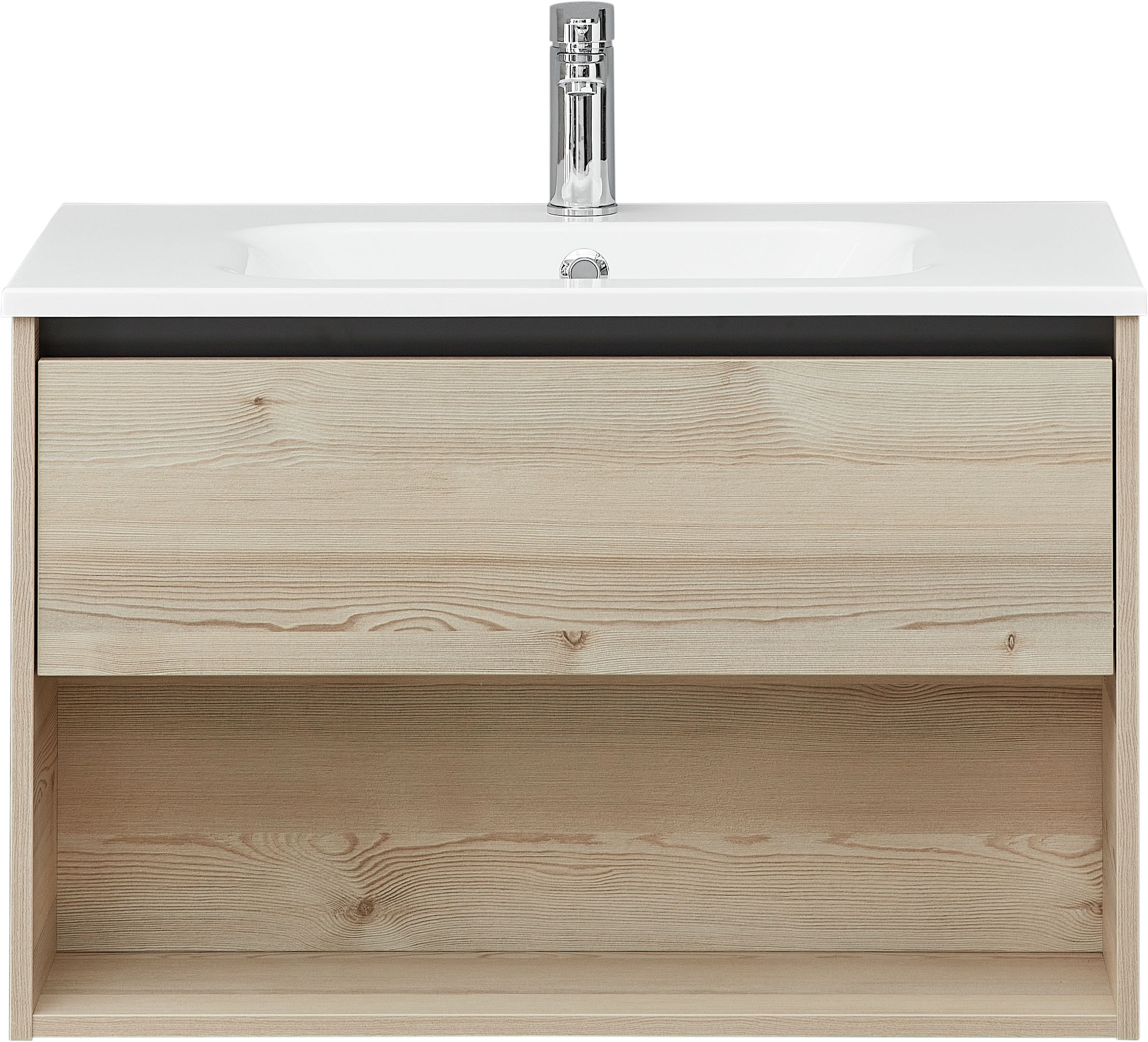 Saphir Ensemble de meubles de salle de bain »Mineralmarmor-Waschisch und Waschtischunterschrank« 2 cuis tlg.