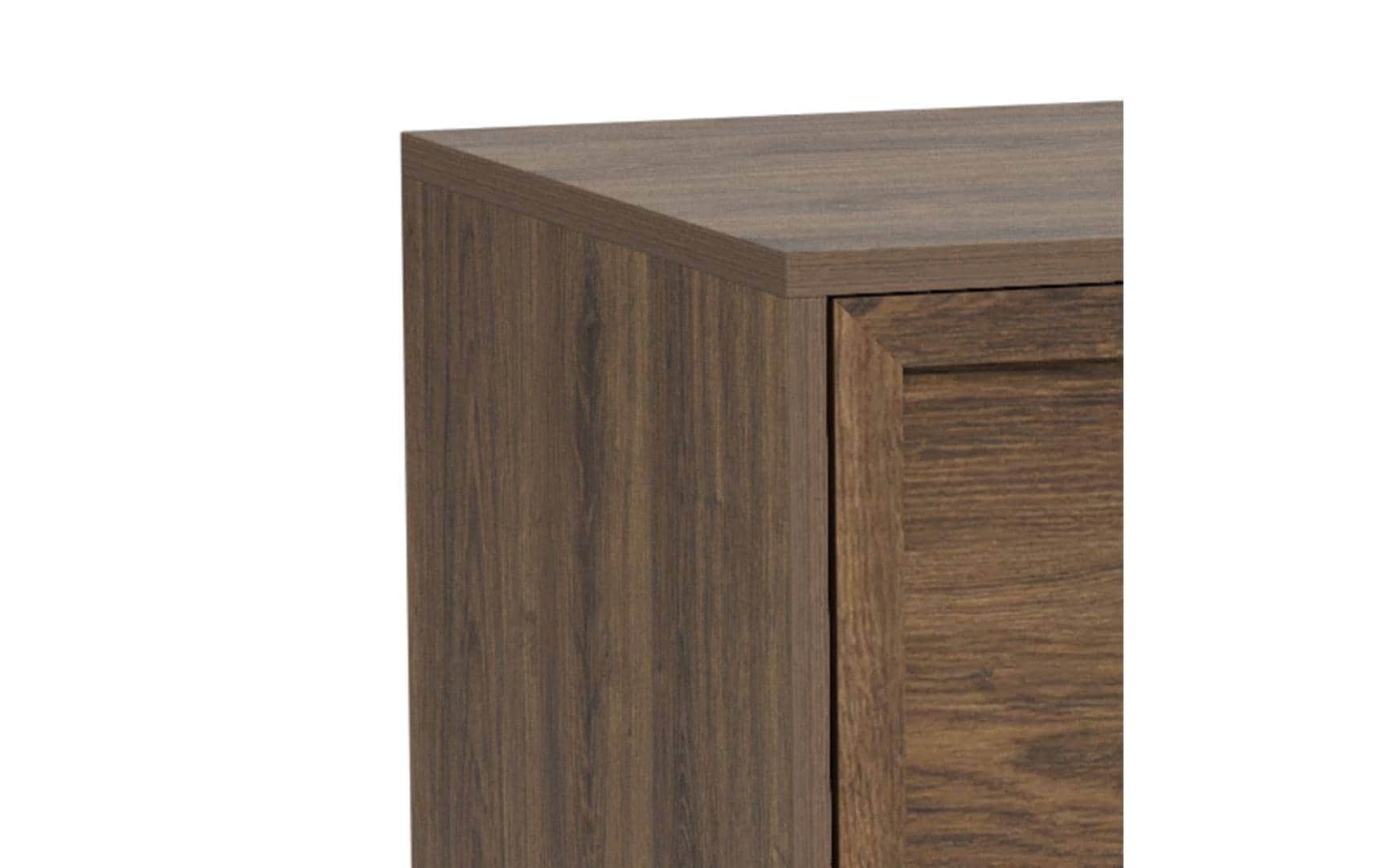 AC Design Kommode »Palmdale 80 x 40 x 110 cm« Elegante Kommode mit 3 Schubladen in rauchiger Eiche-Optik