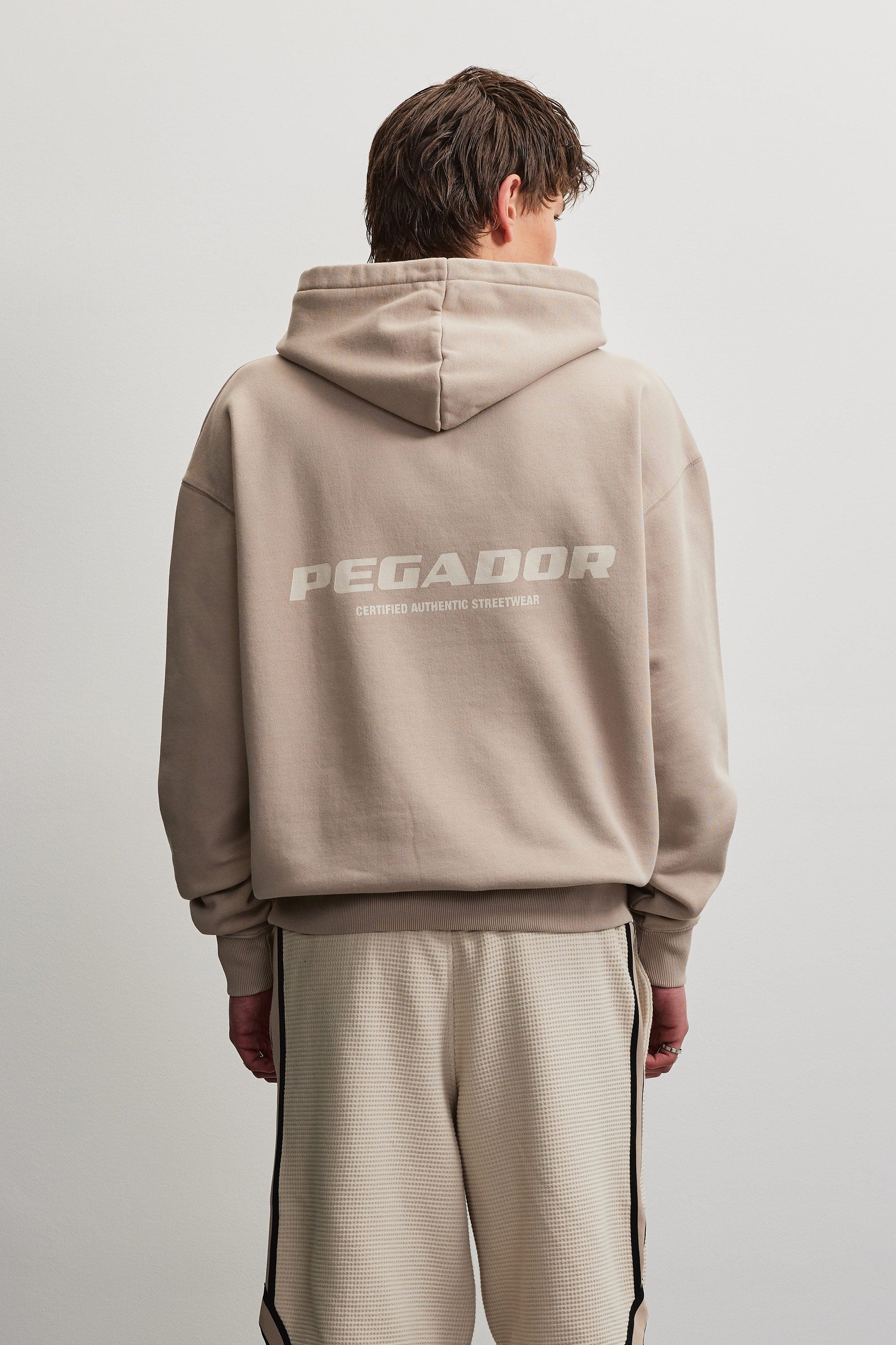 PEGADOR Sweat à capuche »COLNE LOGO OVERSIZED HOODIE«, mélange de coton, oversize
