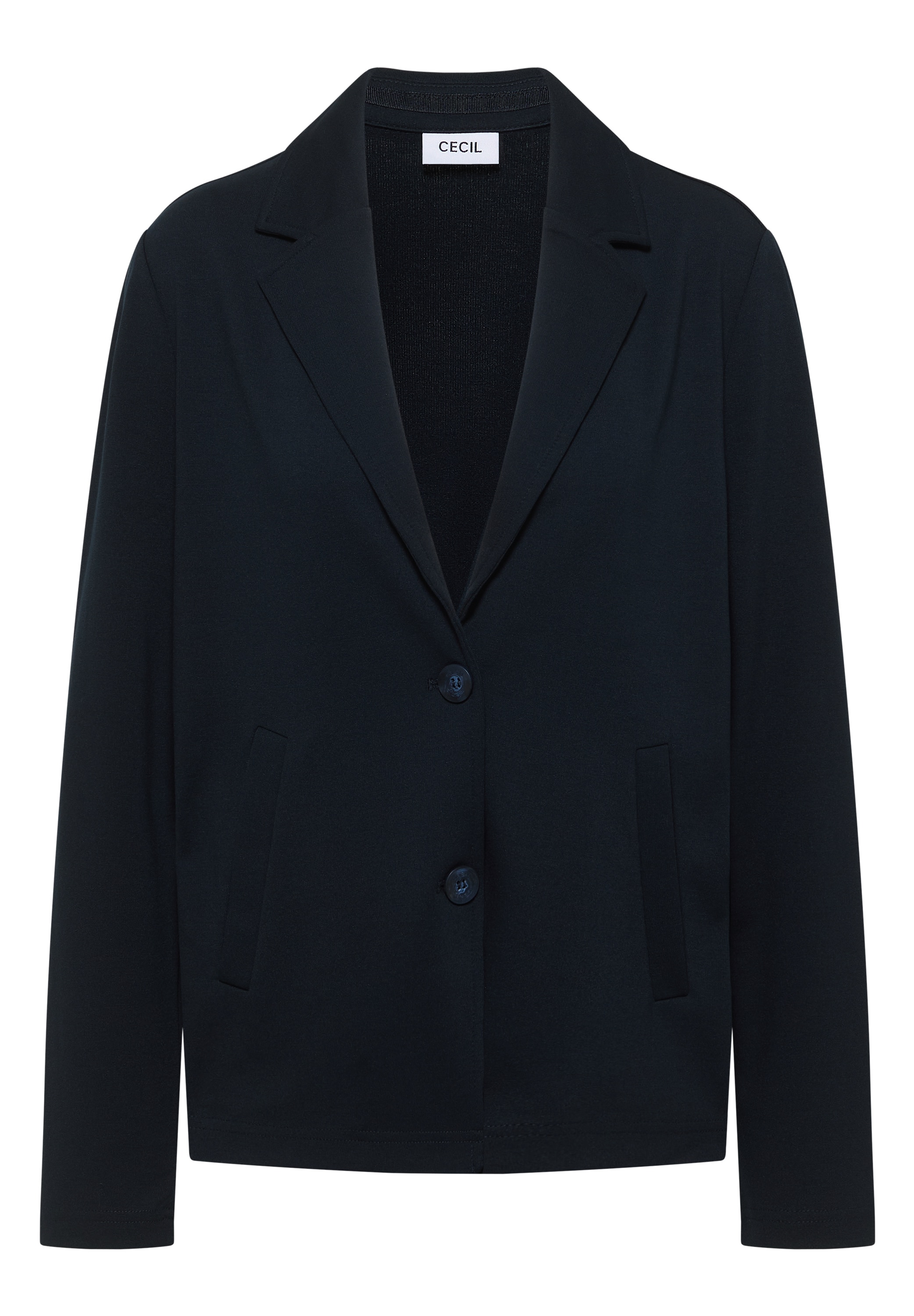 Cecil Sweatblazer mit Knopfverschluss und Viskose