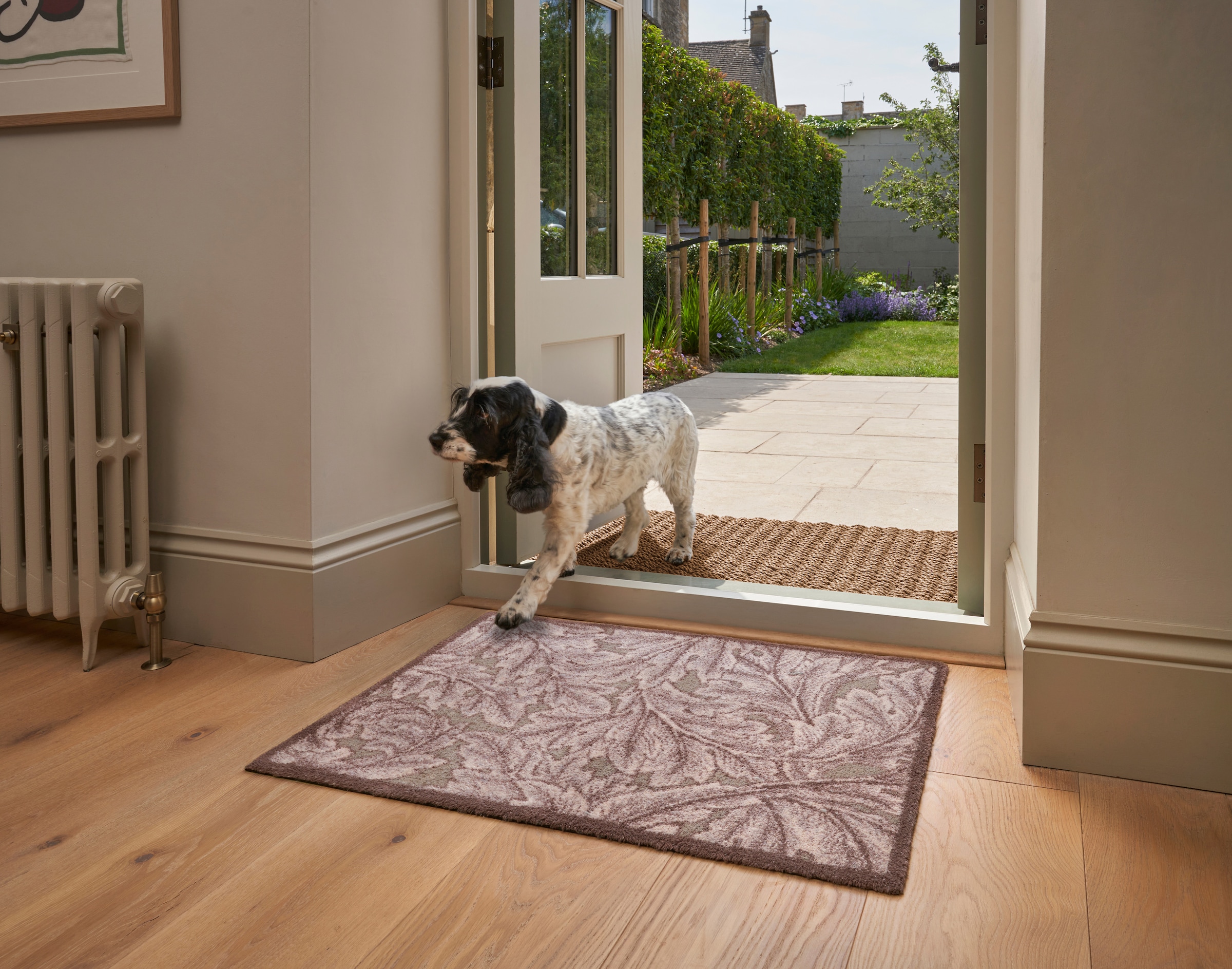 Turtle Mat Tapis de sol »Acanthus Brown« Rectangulaire 9 mm Höhe