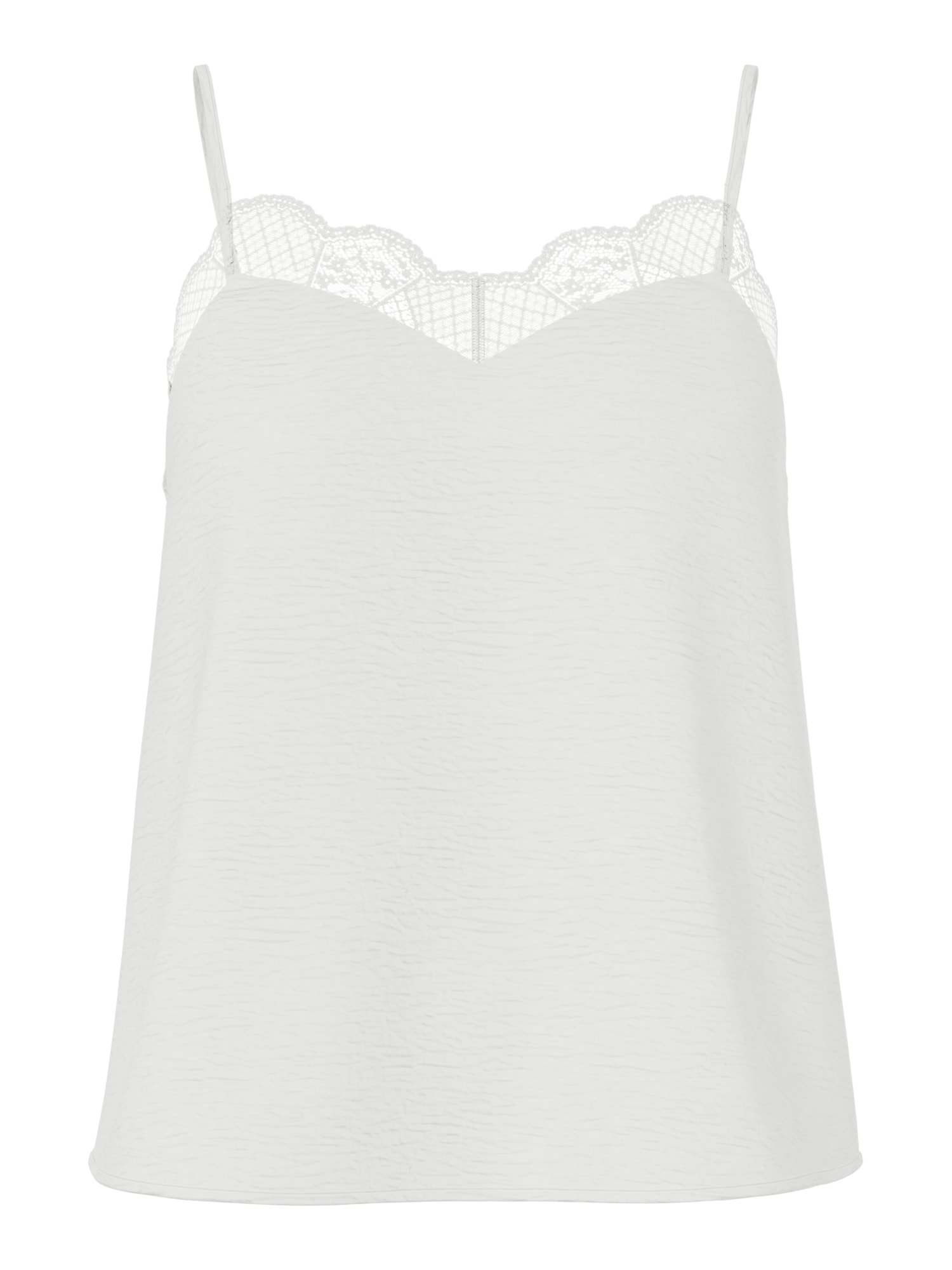 pieces Top à bretelles »PCTIFFANY STRAP LACE TOP WVN NOOS BC« fibre synthétique, coupe régulière