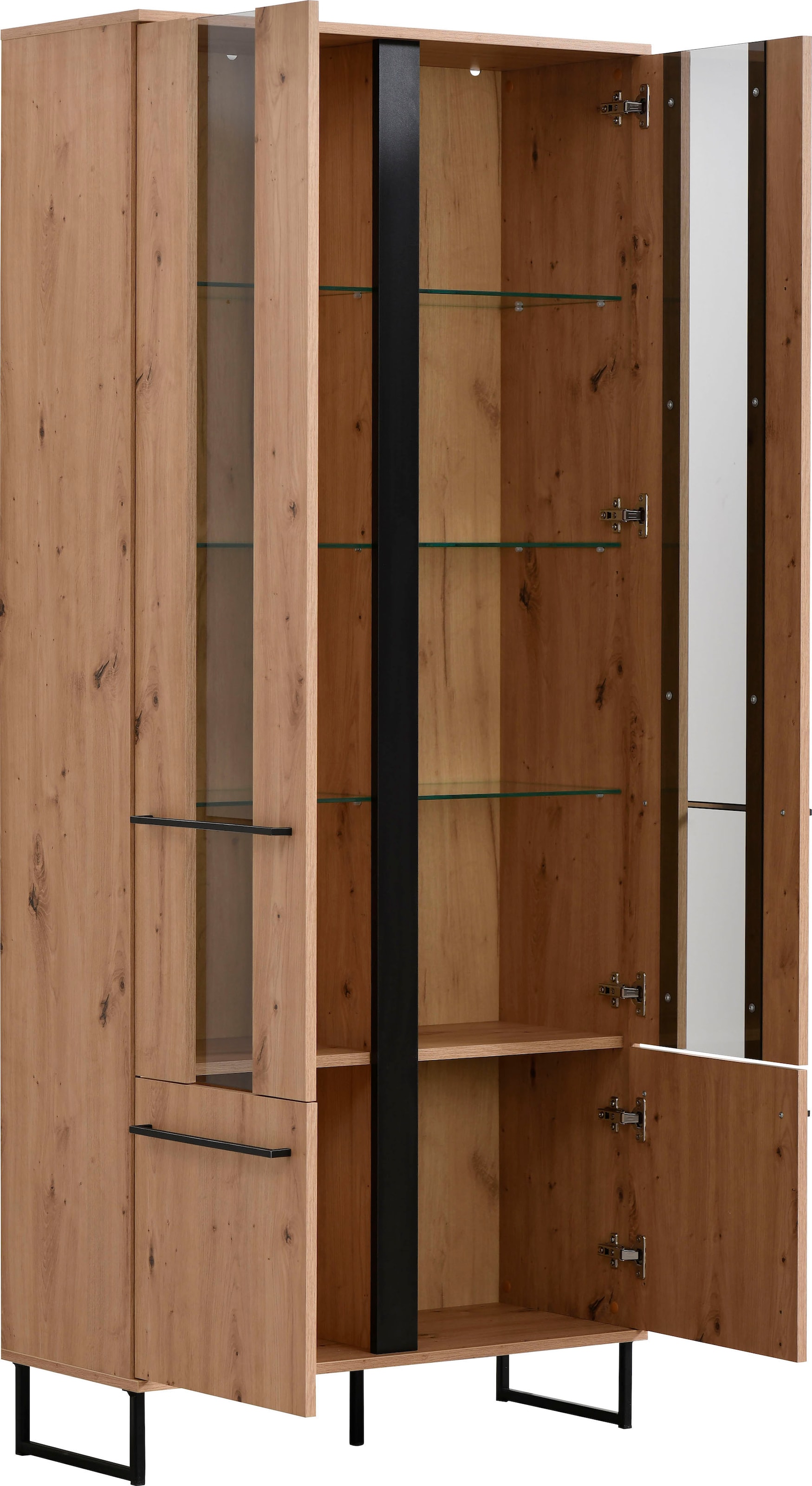 INOSIGN Buffet haut »Sardinia« Vitrine, Breite 84cm