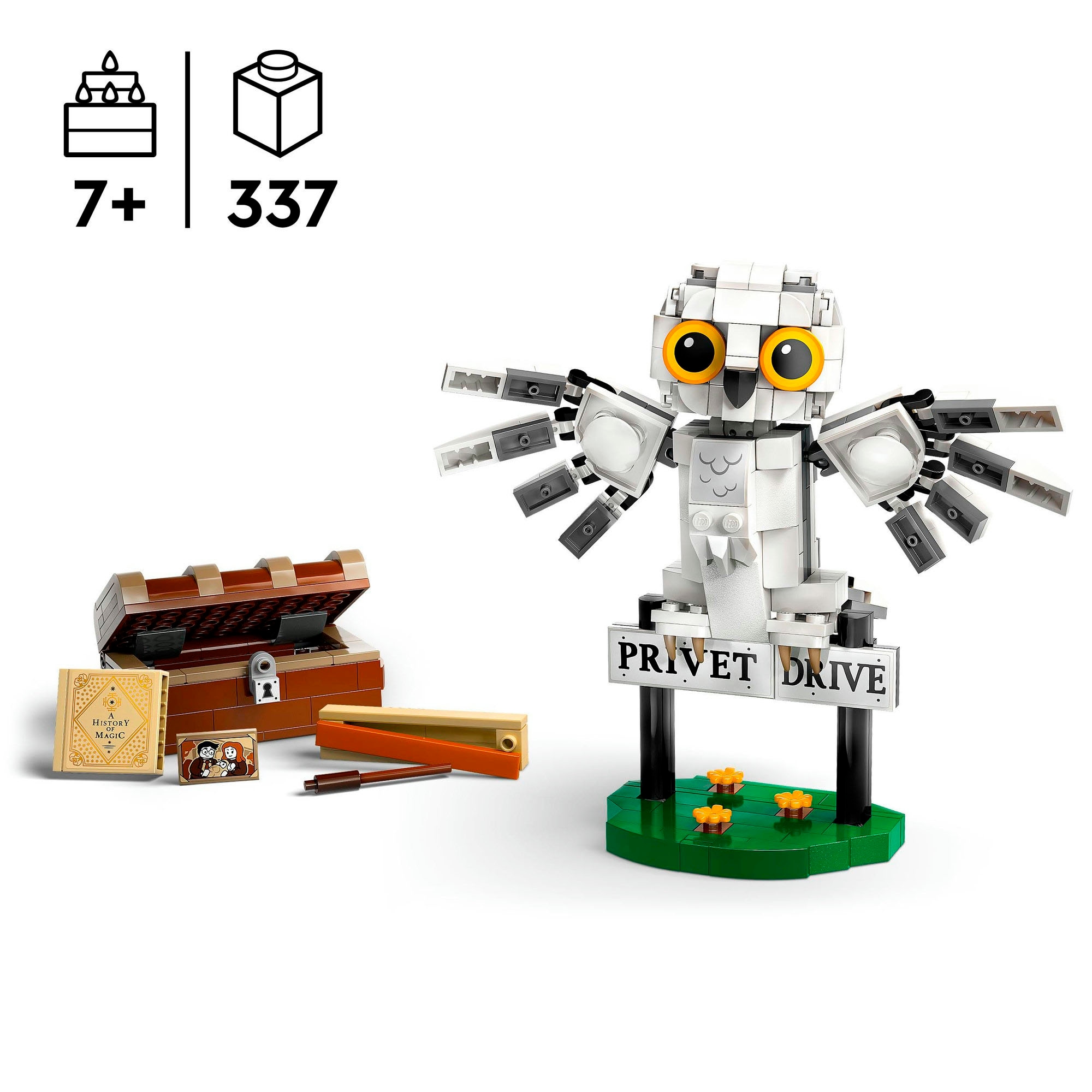 LEGO® Pions de construction »Hedwig™ im Ligusterweg 4 (76425), LEGO® Harry Potter™« Made in Europe