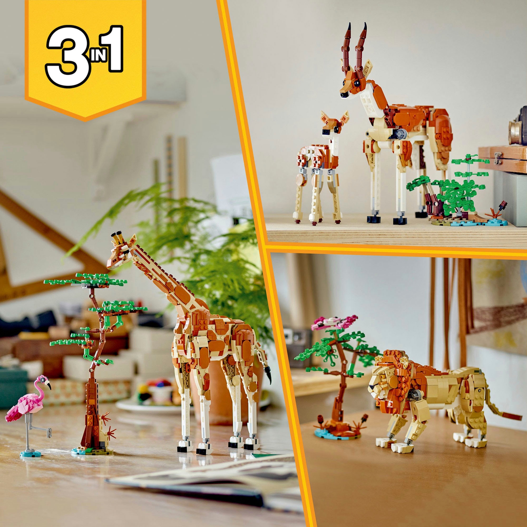 LEGO® Pions de construction »Tiersafari (31150), LEGO Creator 3in1« Made in Europe