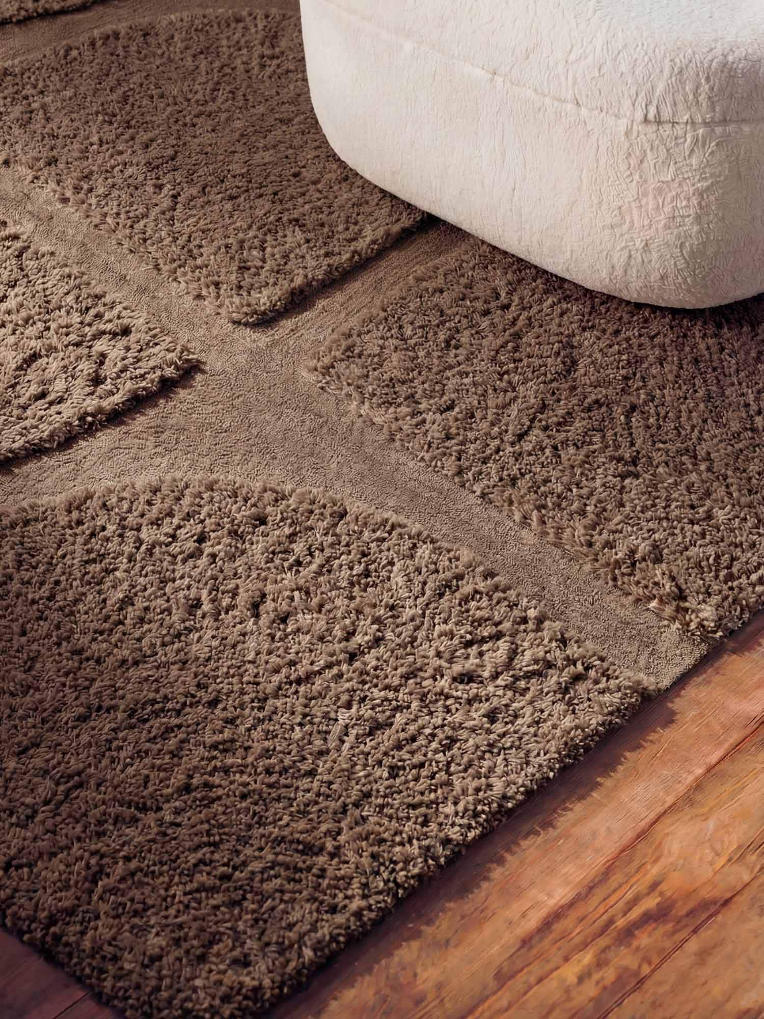 Ted Baker Hochflor-Teppich »Jasper , auch in rund« rechteckig 25 mm Höhe Hoch-Tief-Struktur, Weich, Shaggy, Modern, Wohnzimmer, Schlafzimmer