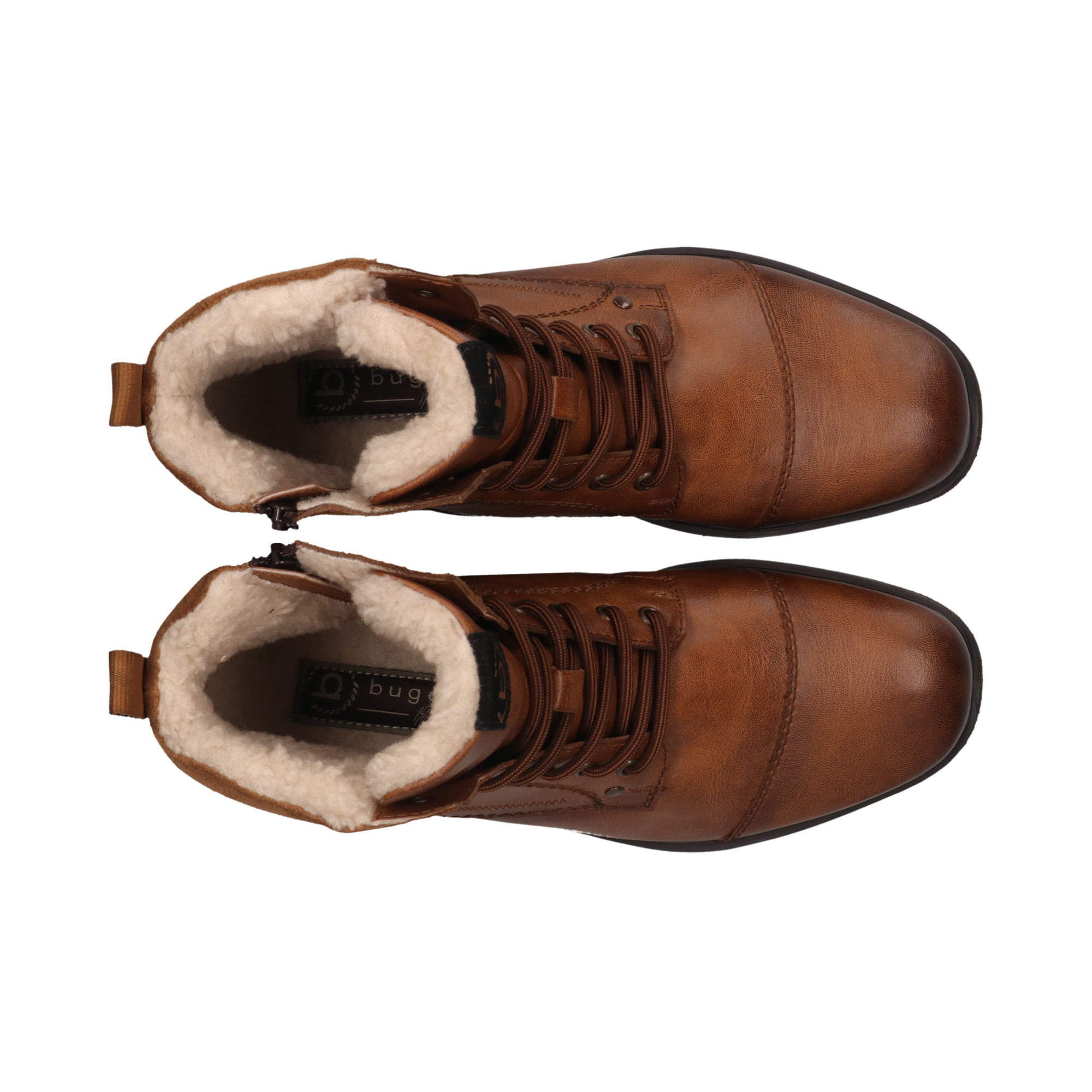 bugatti Bottines à lacets  Bottines à lacets, bottes d'hiver avec doublure chaude