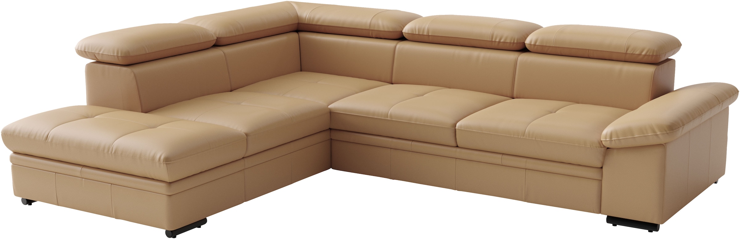 sit&more Canapé d'angle »Viola L-Form, B: 249 cm, Arm- & Kopfteilverstellung« optionnellement avec fonction de couchage