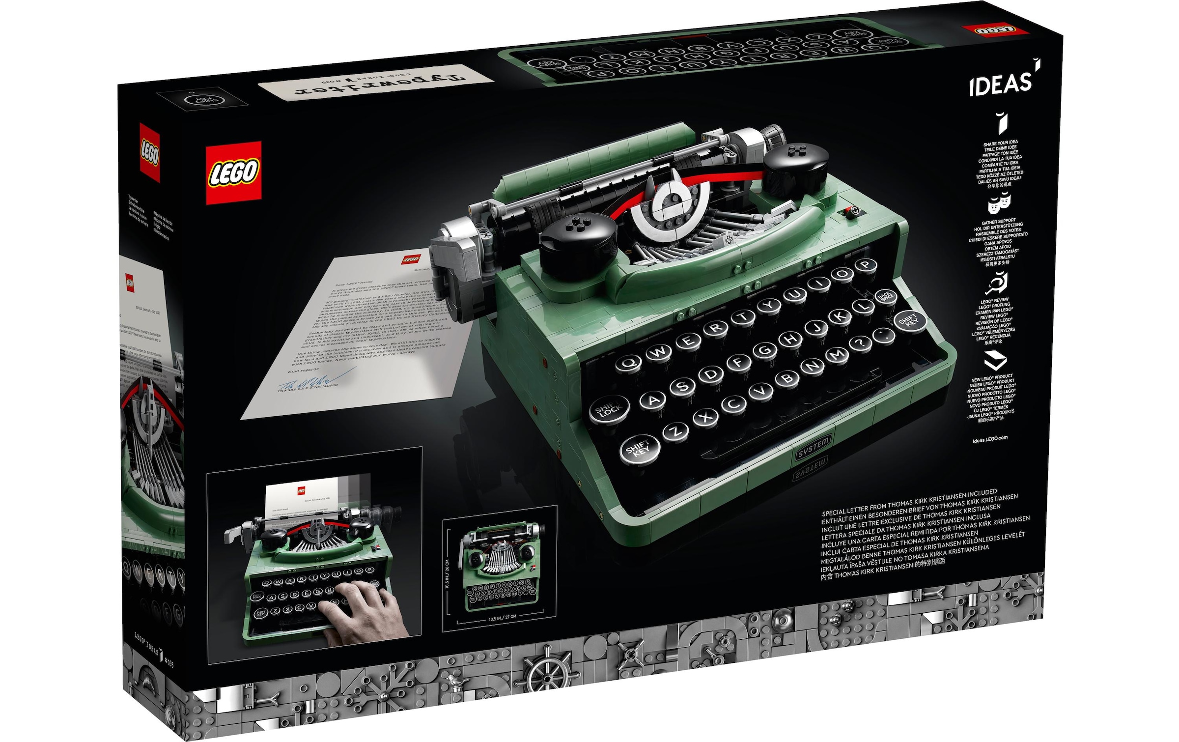 LEGO® Spielbausteine »Schreibmaschine 21327«