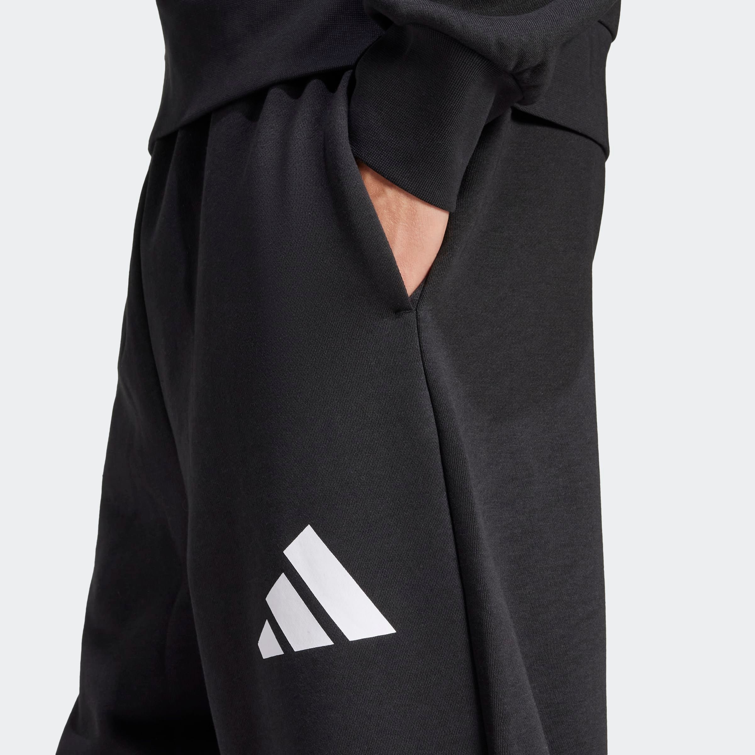 adidas Sportswear Pantalon de sport »ESSENTIALS WIDE-LEG 3-STREIFEN LOGO«