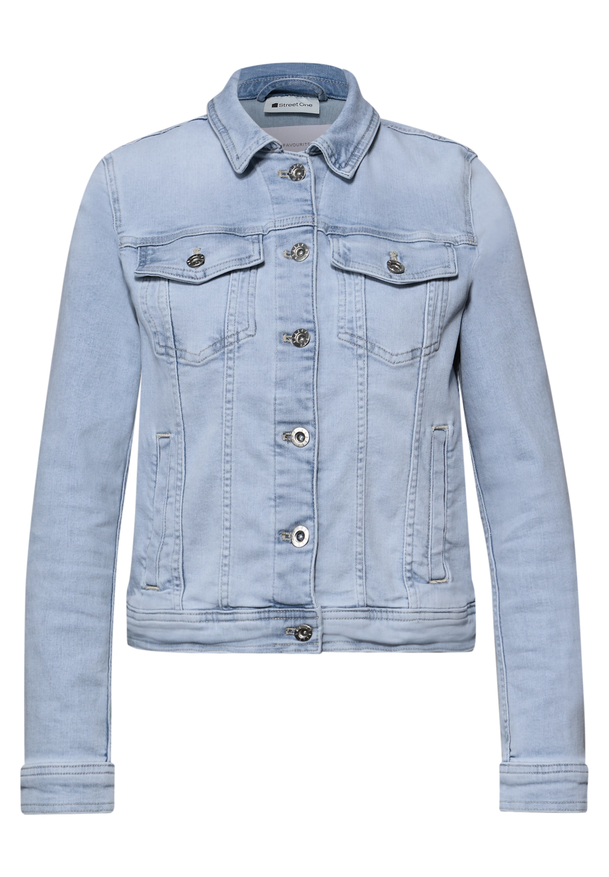 STREET ONE Jeansjacke mit Brust Taschen