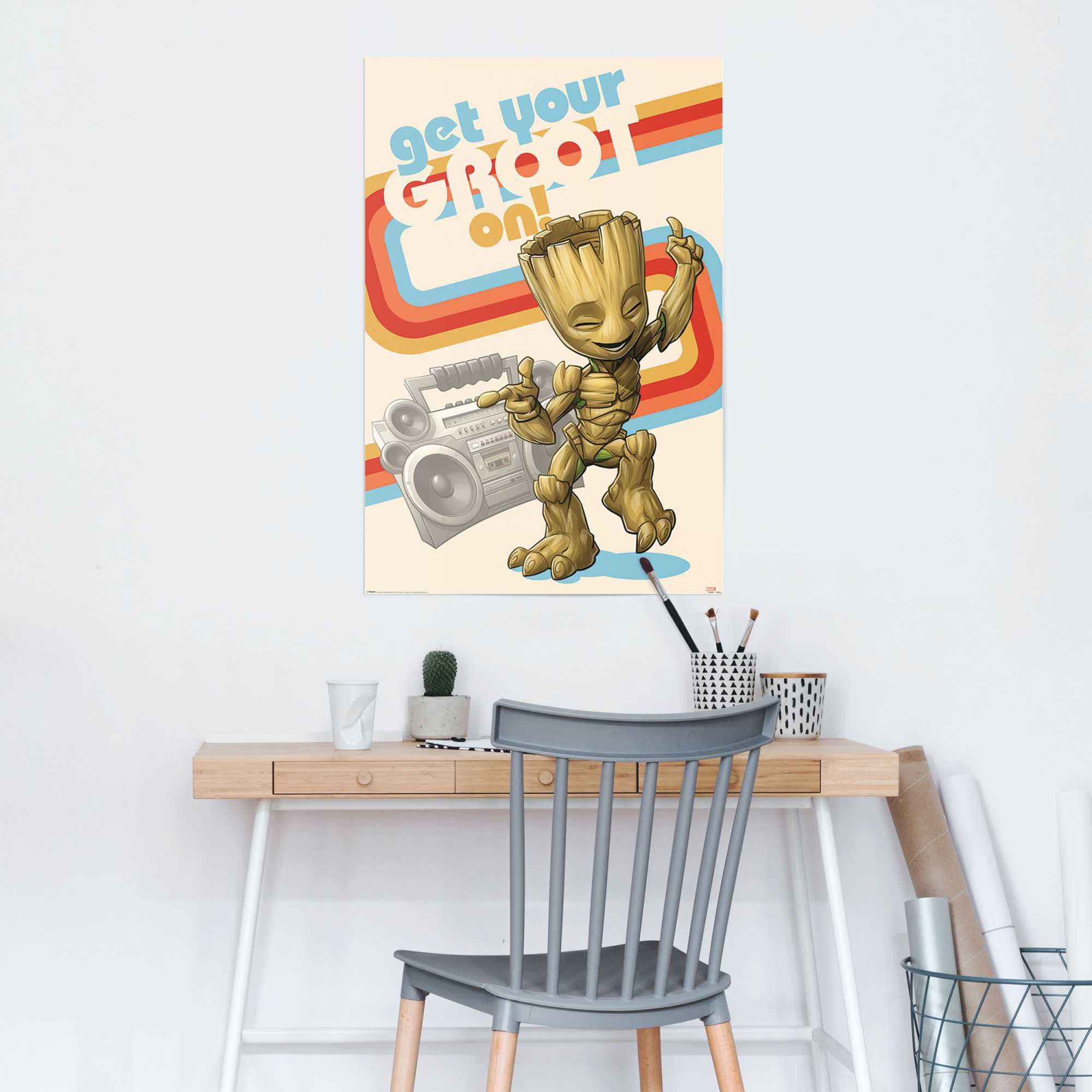 Reinders! Poster »Get your Groot on Guardians of the Galaxy - Baby Groot - Ich bin Groot« 1 Stk. tlg.
