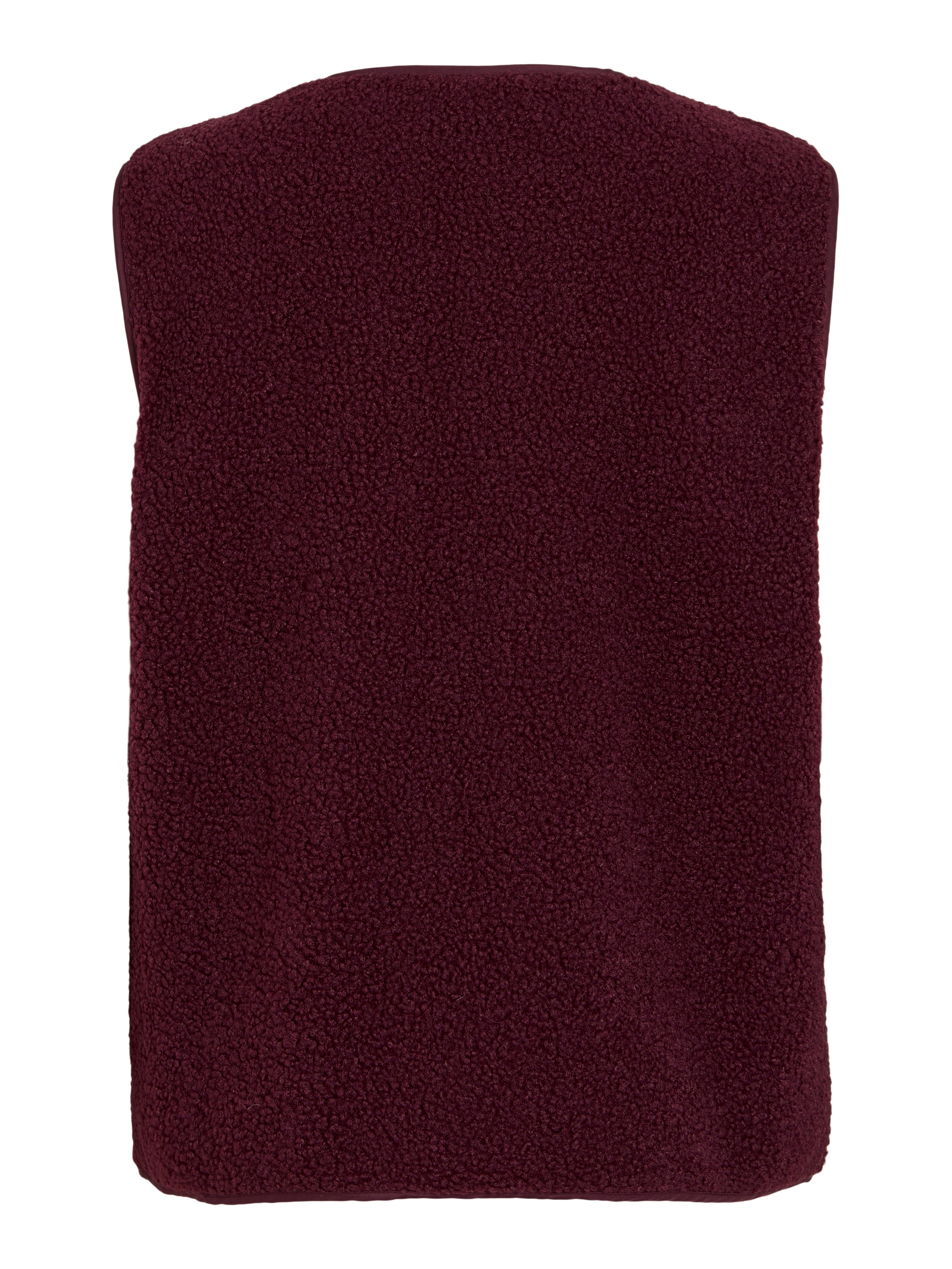 Vila Gilet en peluche »VIADA TEDDY WAISTCOAT - NOOS« Peluche, fibre synthétique, coupe régulière