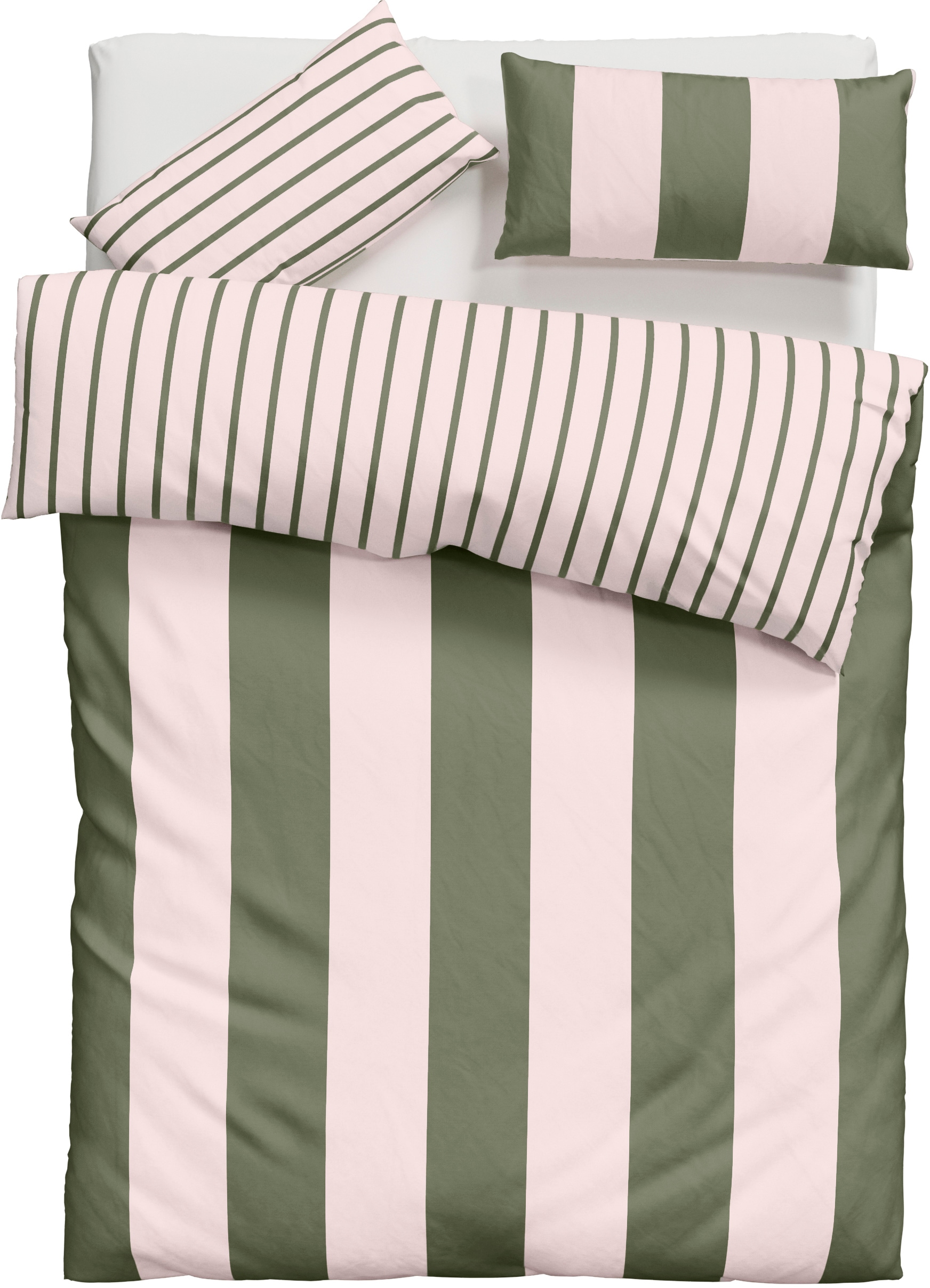 GOODproduct Wendebettwäsche »Sari Trend« 2 tlg. ab Gr. 135/200 cm, Bettwäsche in modernen Farben, trendig