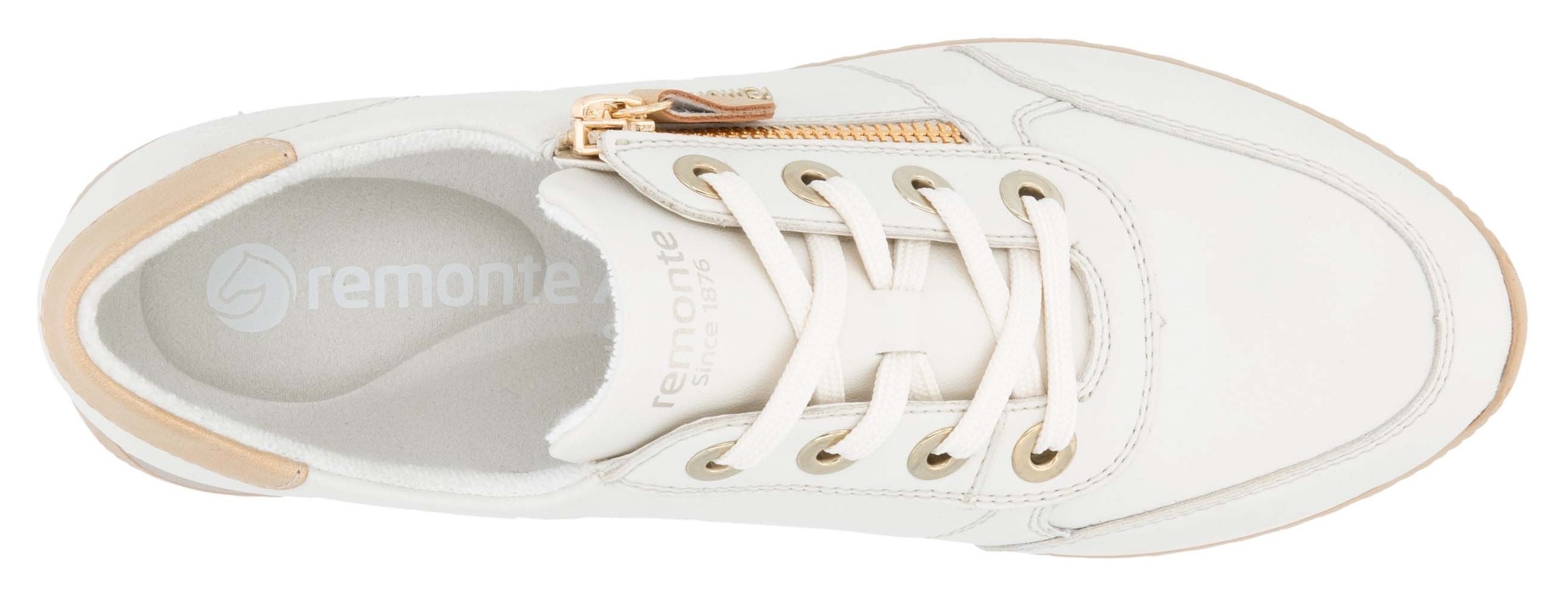 Remonte Baskets compensées  , Freizeitschuh, Halbschuh, Schnürschuh in schmaler Form