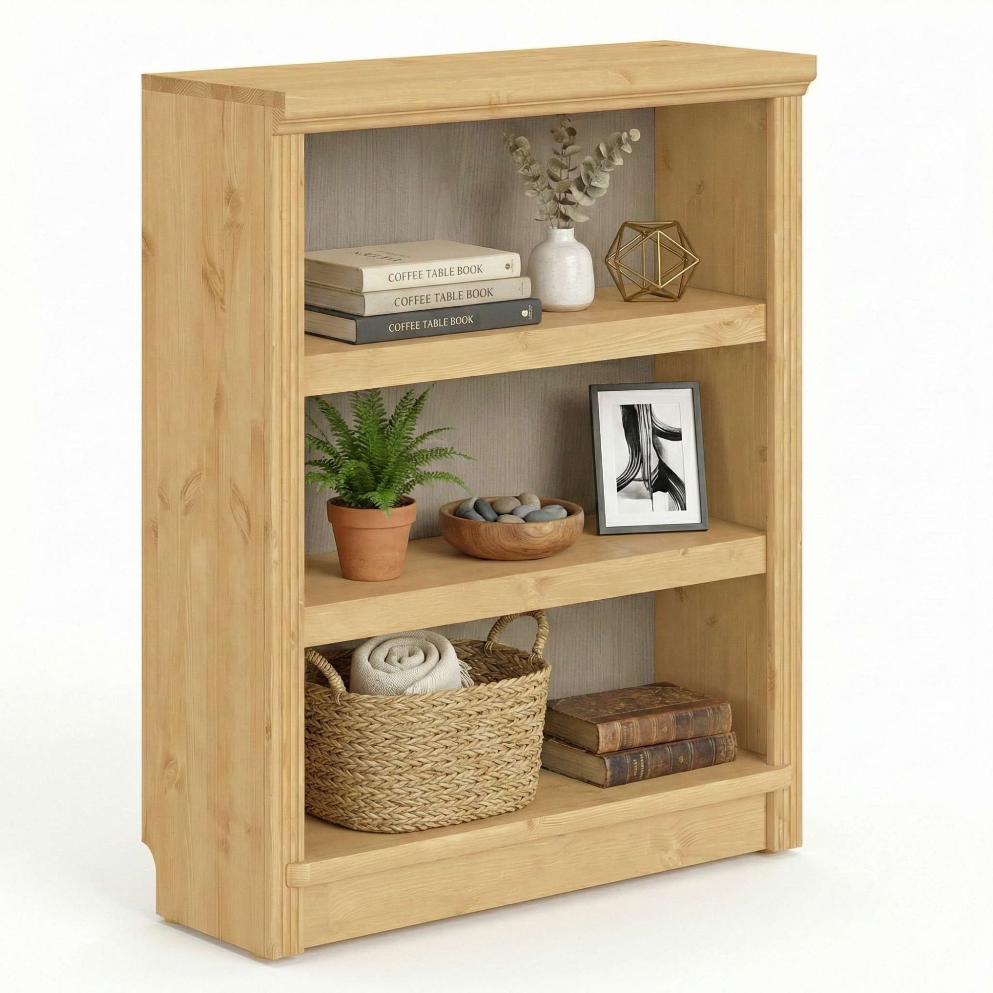 GOODproduct Standregal »Soeren Regal Bücherregal B/T/H: 80/29/97 cm« massive Kiefer, FSC®-zertifiziert