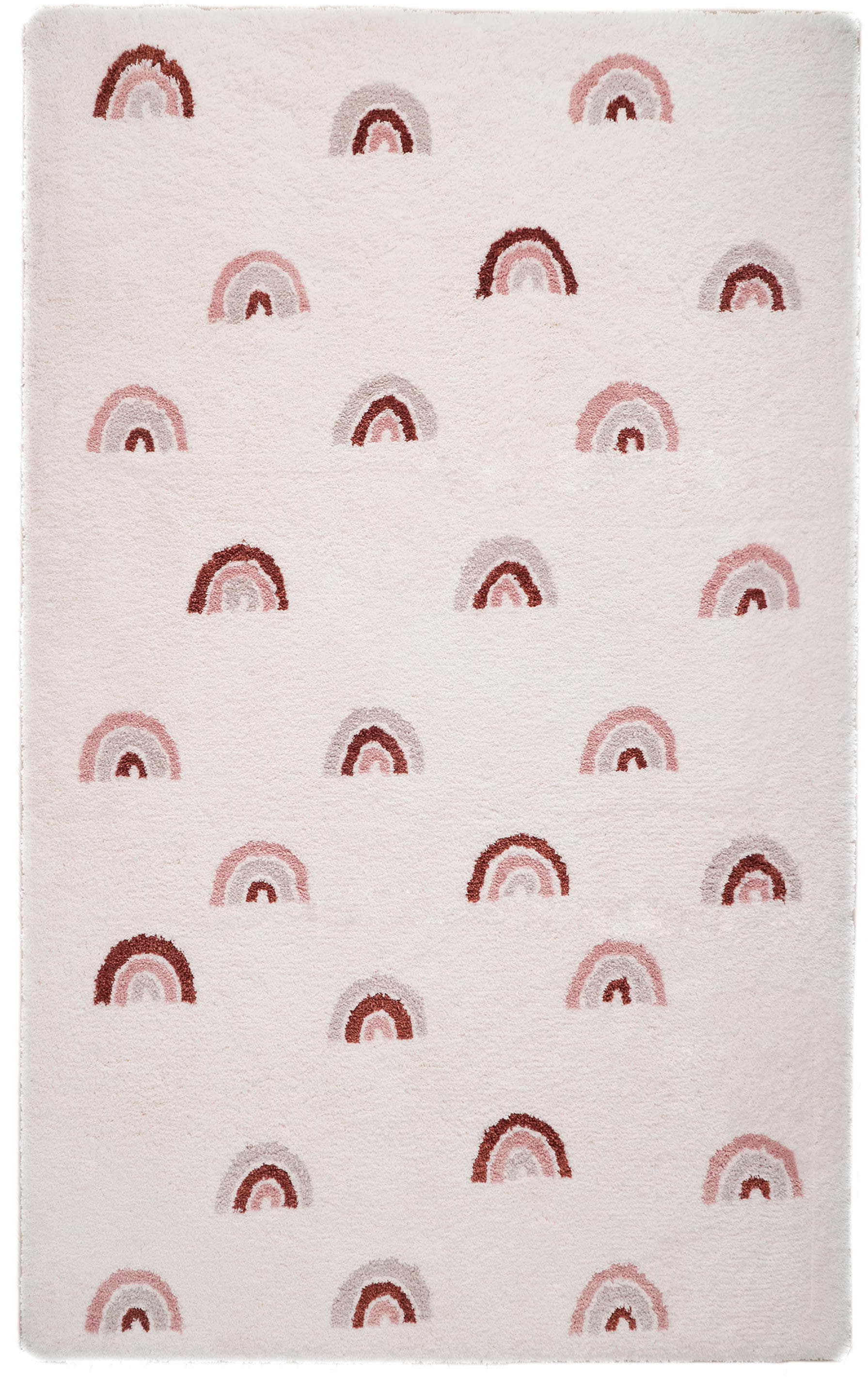 my home Kinderteppich »Regenbogen« rechteckig 20 mm Höhe weich, Pastell-Farben, modernes Design, Kinderzimmer