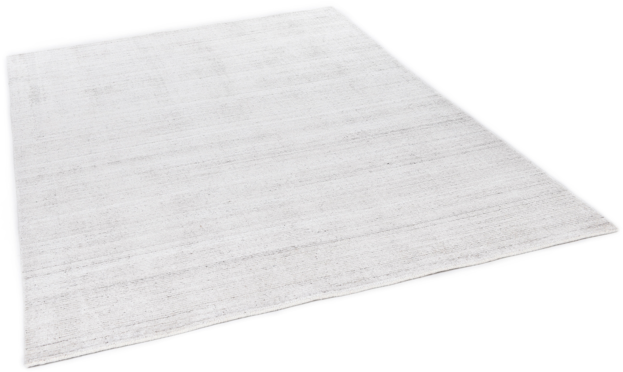 THEKO Teppich »Boston UNI« rechteckig 13 mm Höhe Handwebteppich, meliert, weiche Qualität, 60% Viskose, handgewebt