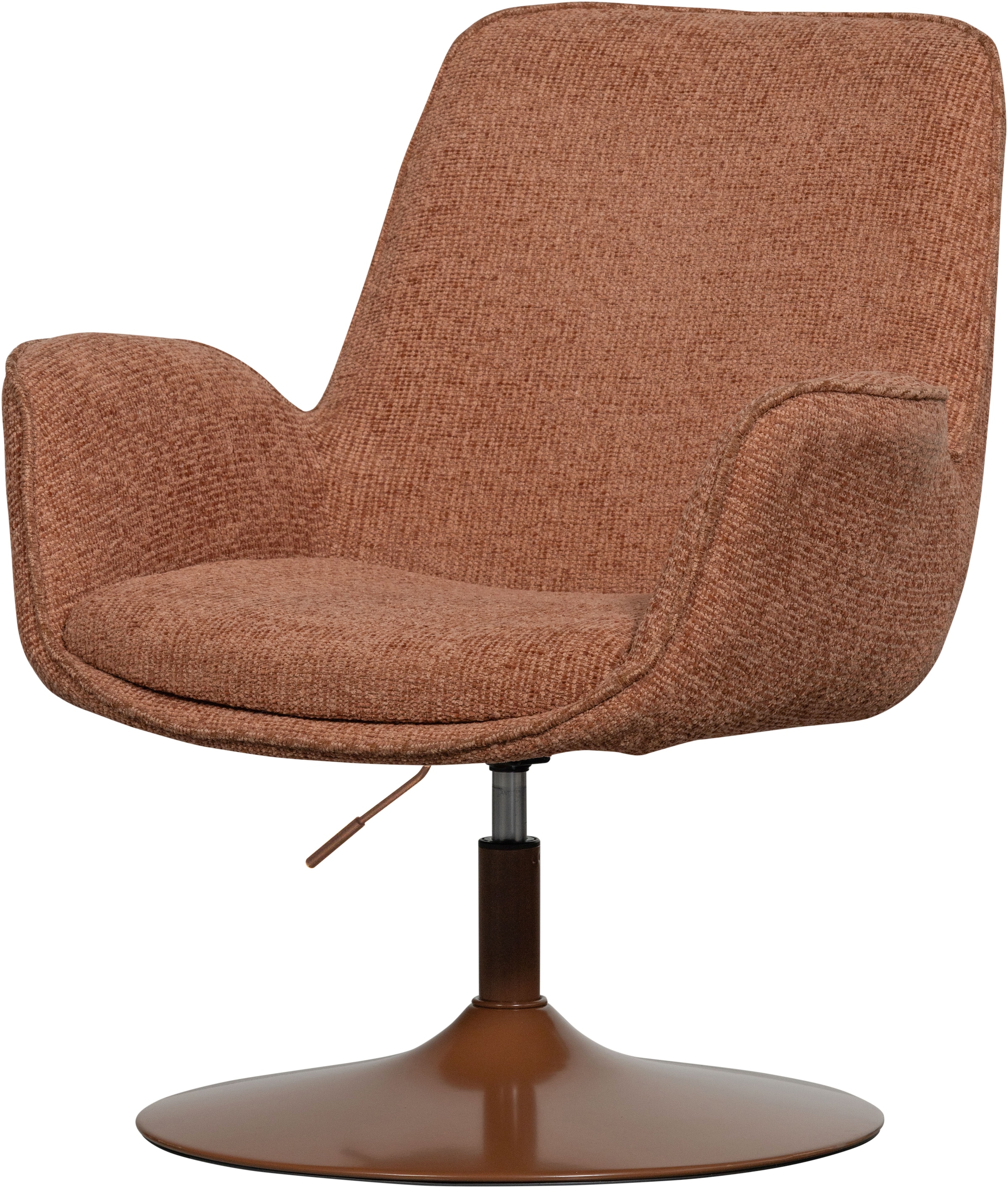 WOOOD Fauteuil pivotant »Marten mit Nova-Gewebtem Bezug höhenverstellbar B 79 x T 76 x H 91 cm« capacité de charge 120 kg, très haute résistance à l'usure, accoudoirs intégrés