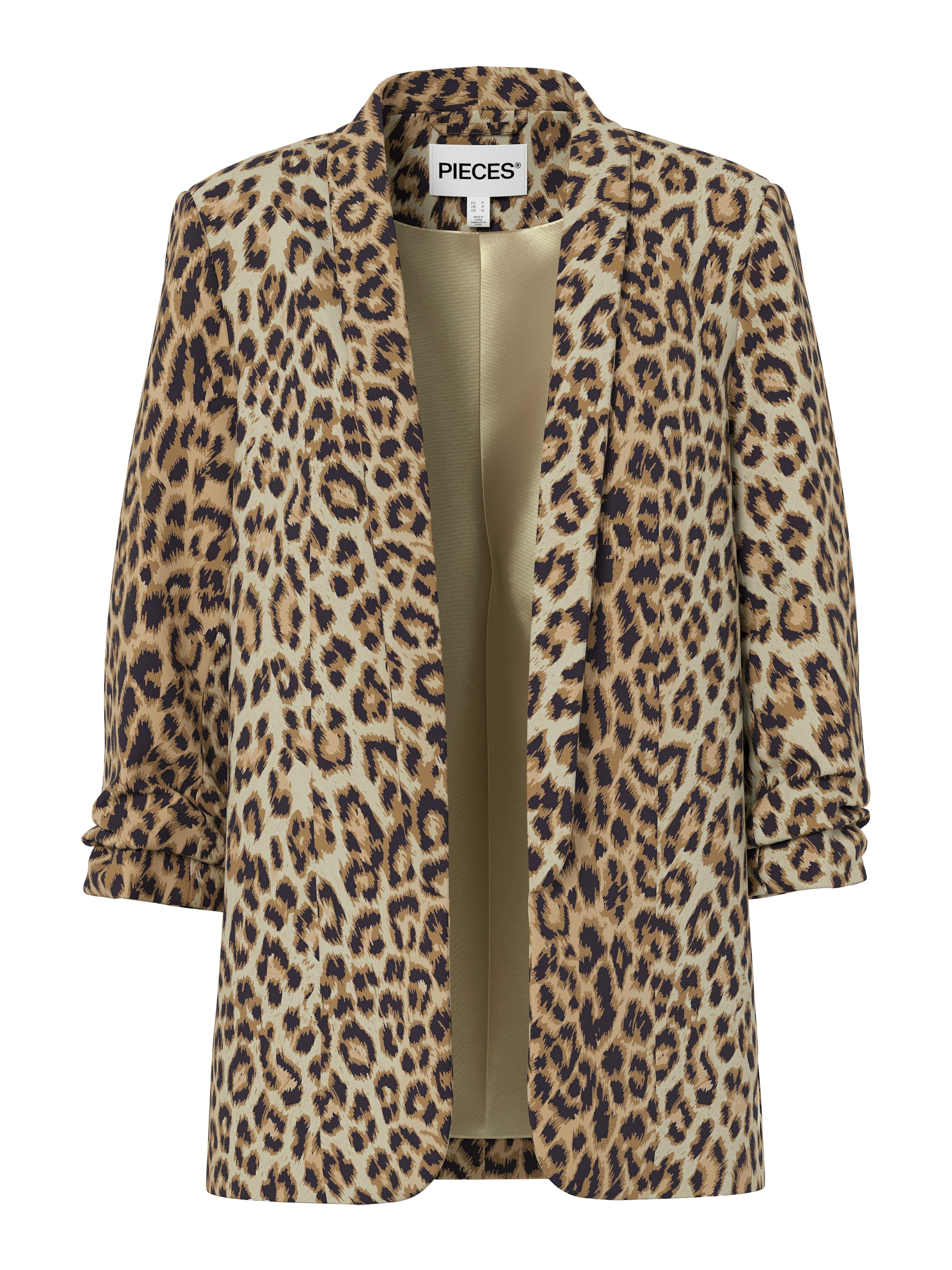 pieces Blusenblazer »PCBOSELLA 3/4 PRINTED BLAZER NOOS« mit 3/4 Ärmel