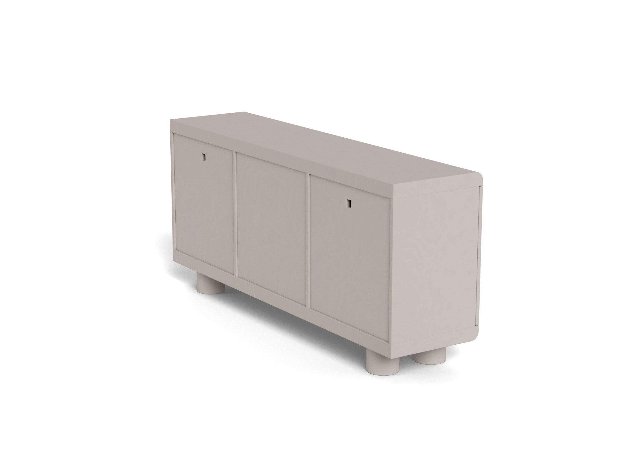 ACTONA GROUP Buffet »Magee - elegante & moderne Anrichte mit praktischem Stauraum« Schickes Sideboard für den Wohn-und Essbereich im warmen grau lakiert