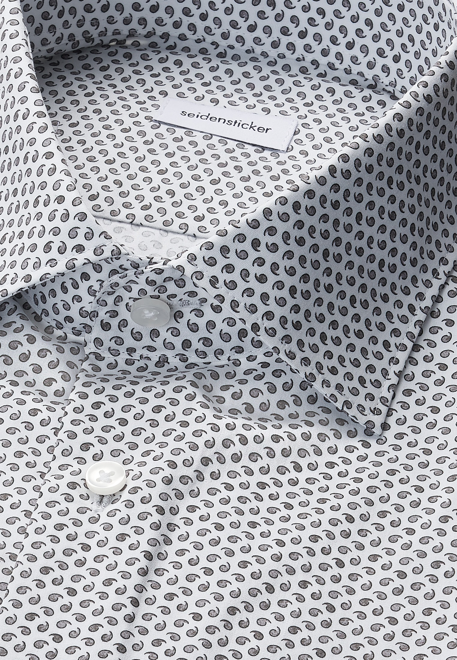 seidensticker Businesshemd »Schwarze Rose« X-Slim 1/1 Kentkragen Kettendruck