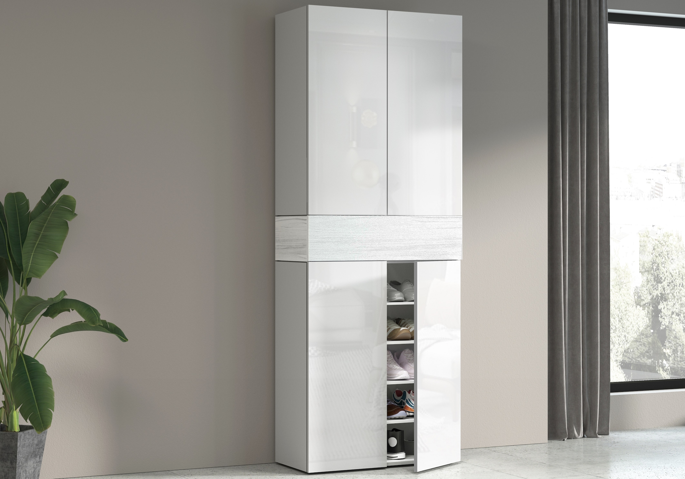 Home affaire Armoire à chaussures »Savona« 1 cuis tlg.