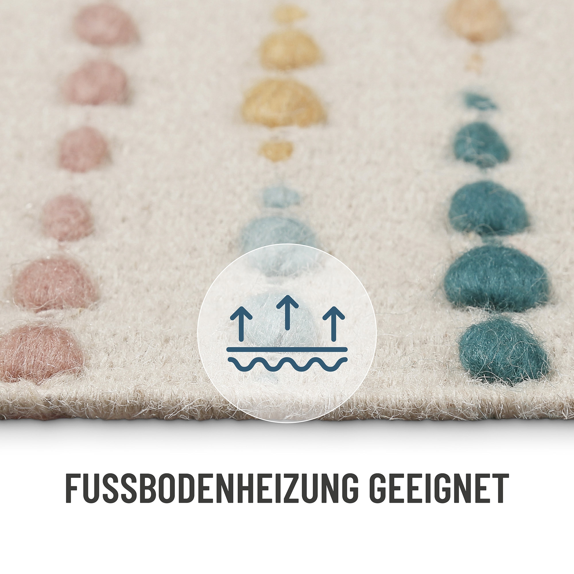 Wecon home Tapis »Maddie« Rectangulaire 11 mm Höhe handgewebt, robust, strapazierfähig, skandinavisch, Naturfaser