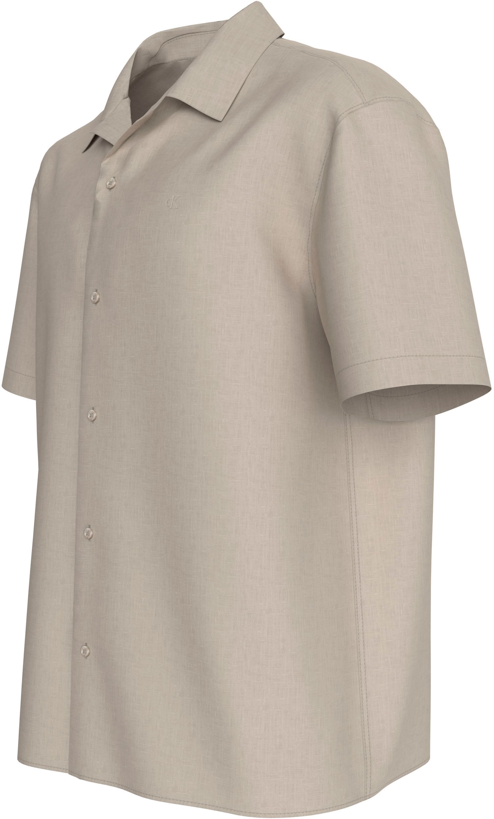 Calvin Klein Chemise en lin »LINEN CLASSIC« coupe régulière, mélange lin-viscose