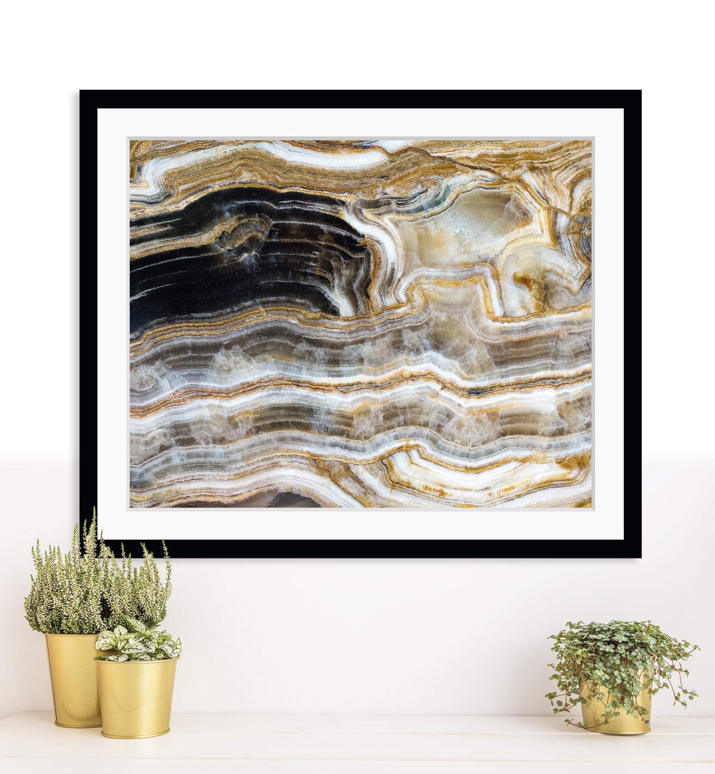 queence Image »Alissa« HD Premium Poster-Druck inkl. Holzrahmen