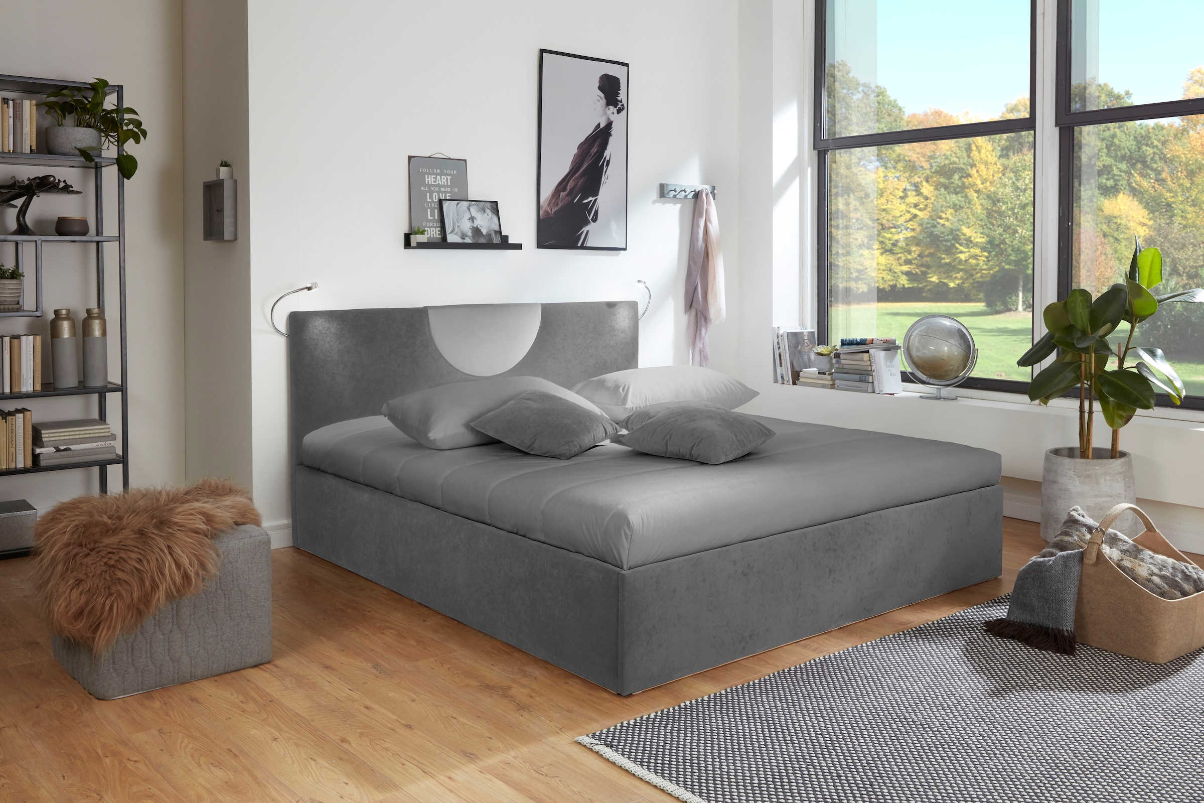 Westfalia Schlafkomfort Lit rembourré »Pisa in verschiedenen Härtegraden und Grössen« wahlweise mit oder ohne Bettkasten