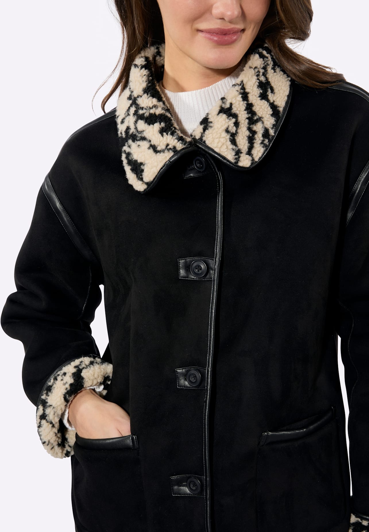 Inspirationen Veste d'hiver ohne Kapuze