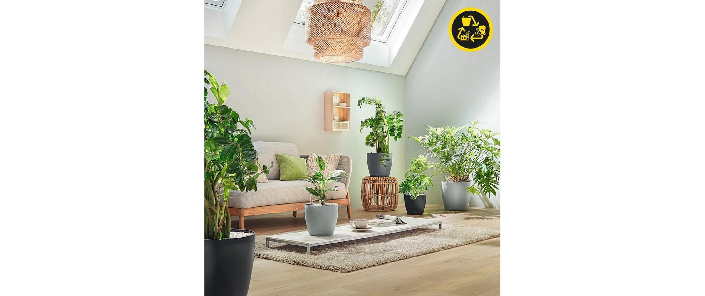   Bac à plantes »Lechuza CLASSICO Color Eco«