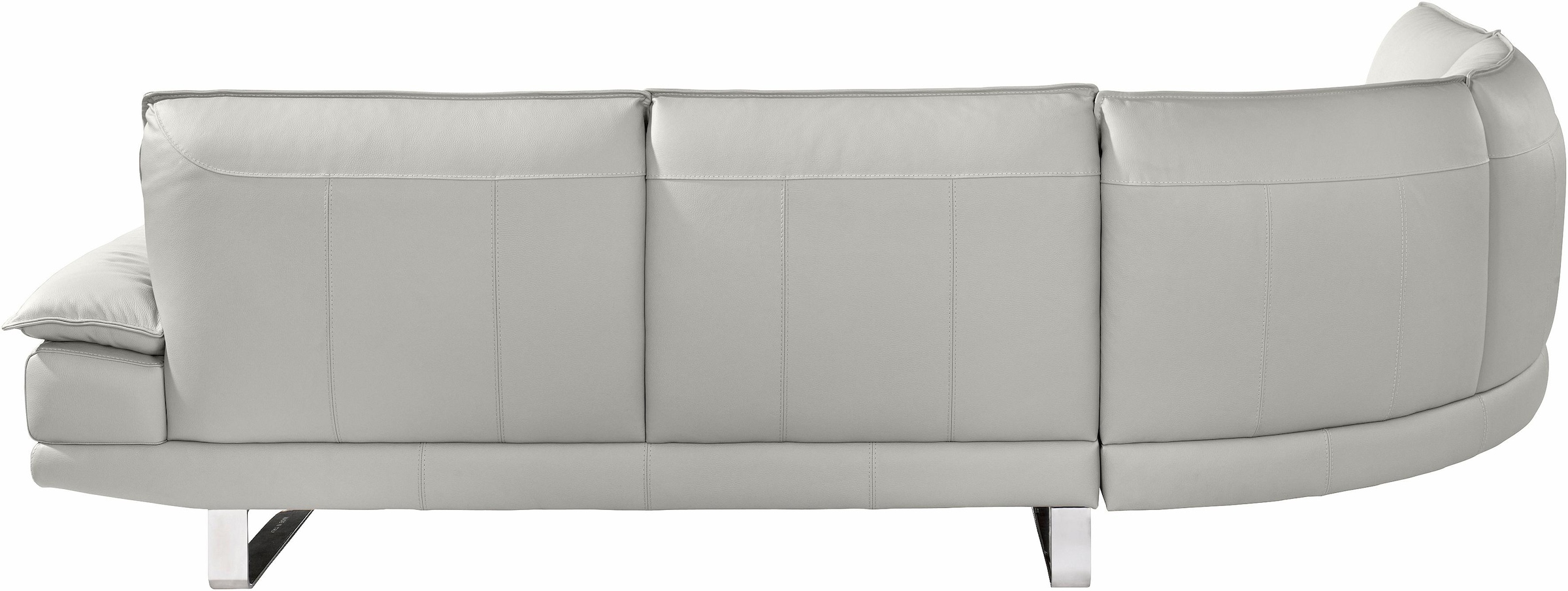 CALIA ITALIA Ecksofa »Dave, italienisches Designsofa mit erstklassigem Sitzkomfort, L-Form« mit tollen Lederbezügen
