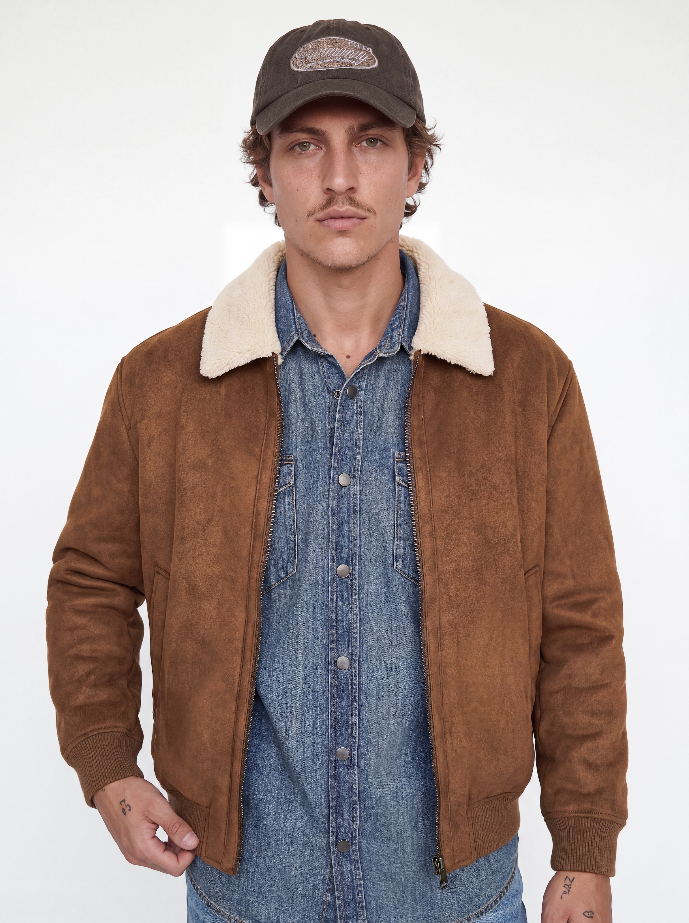 Jack & Jones Veste bomber »JPRCCLUKE BOMBER JACKET SN« sans capuche Kunstfaser, regular fit