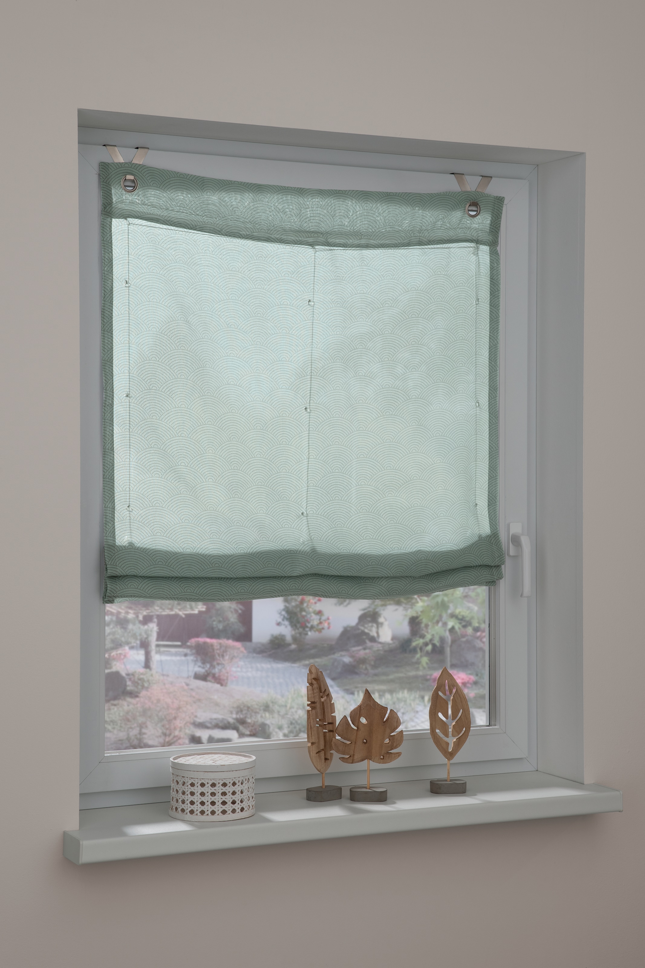 GARDINIA Paroi japonaise »GRS Zen Silence« mit Suspension du crochet ohne Bohren Stoff aus 50 % recyceltes Polyester