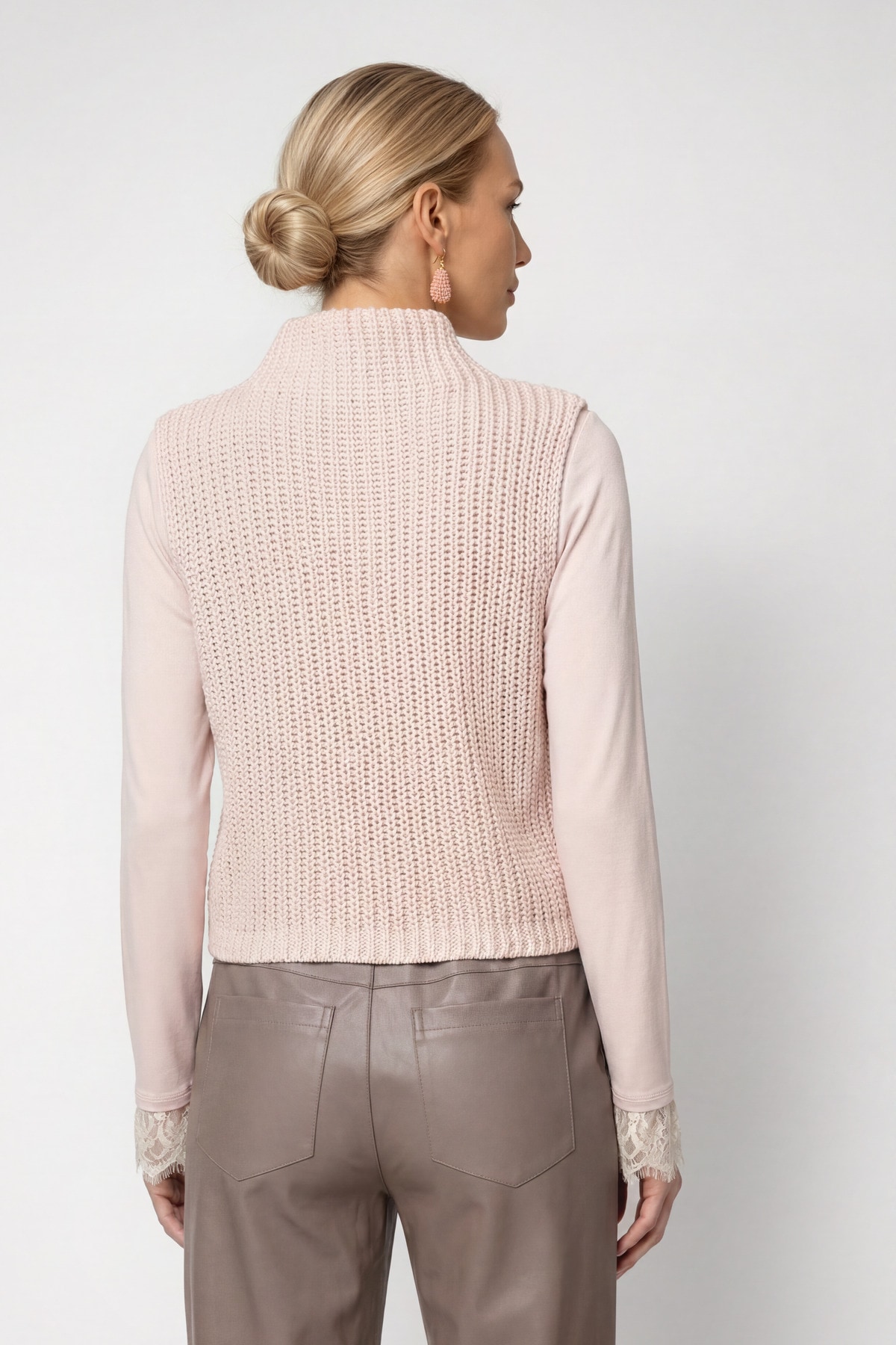 Monari Pullunder »Pullunder Basic Chenille« Regular fit mit Stehkragen