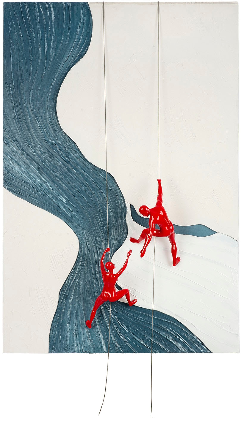 GILDE Leinwandbild »Bild rechteckig Scramble mehrfarbig H. 120 cm« 1 Stk. tlg.