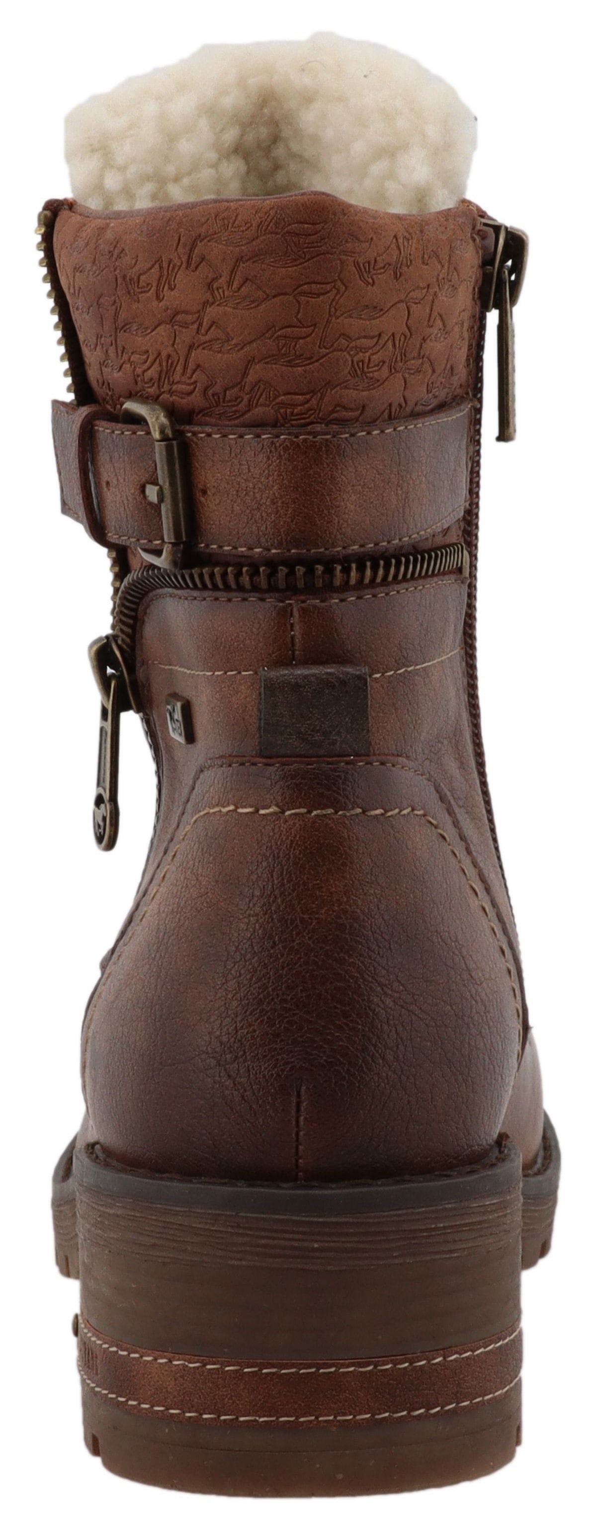 Mustang Shoes Bottes d'hiver »Haukea«  bottines d'hiver, boots avec fermeture éclair intérieure
