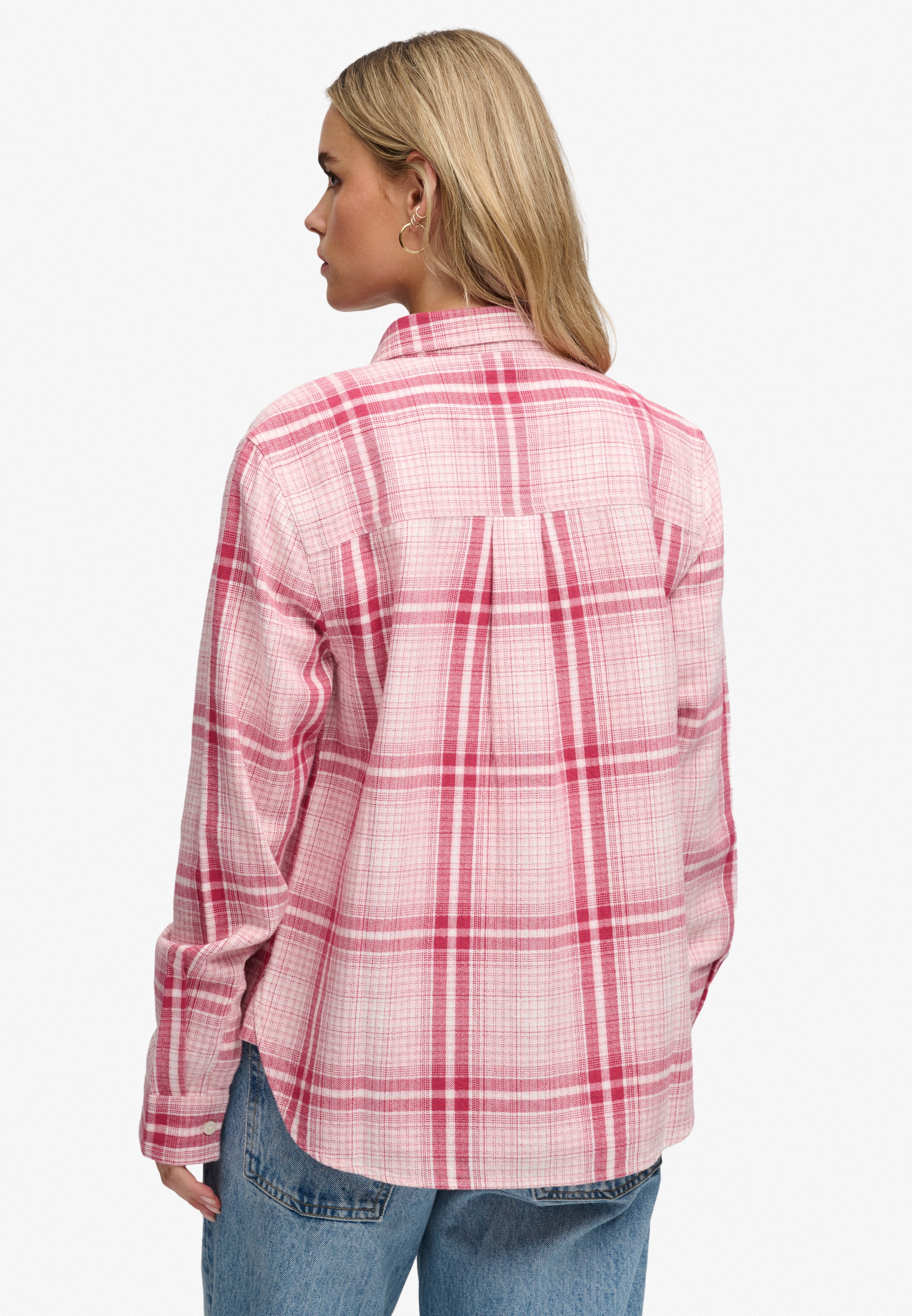Superdry Blouse à carreaux »LUMBERJACK CHECK FLANNEL SHIRT« coton, coupe décontractée, en flanelle douce
