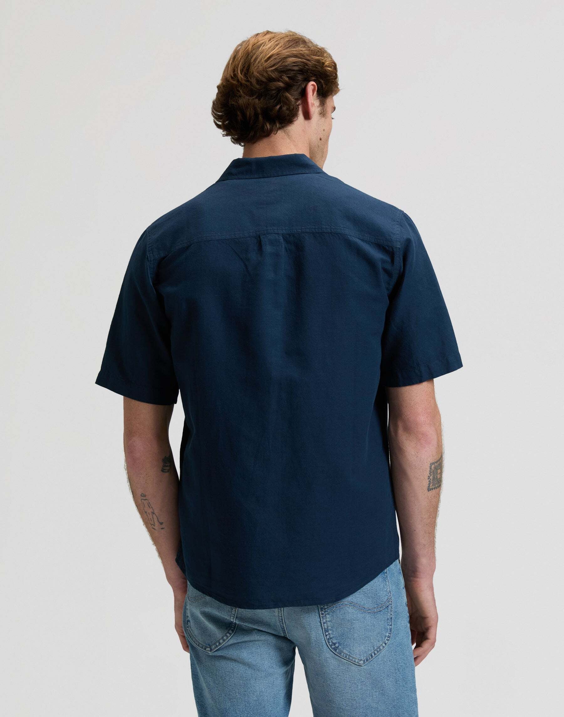 Lee® Leinenhemd »Lee Leinenhemd Shortsleeve«