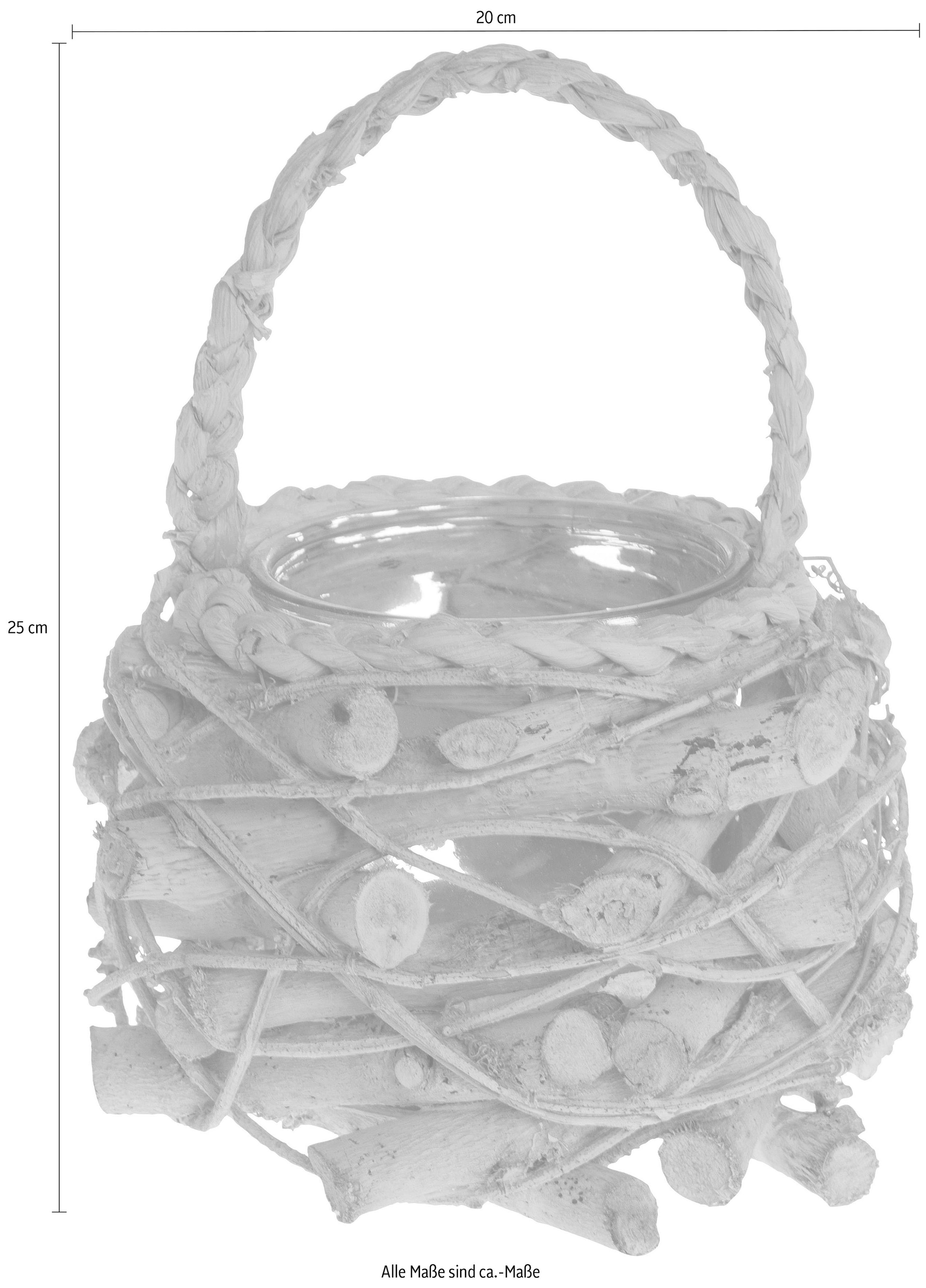 Home affaire Lanterne à bougie durchm. Glas 12cm