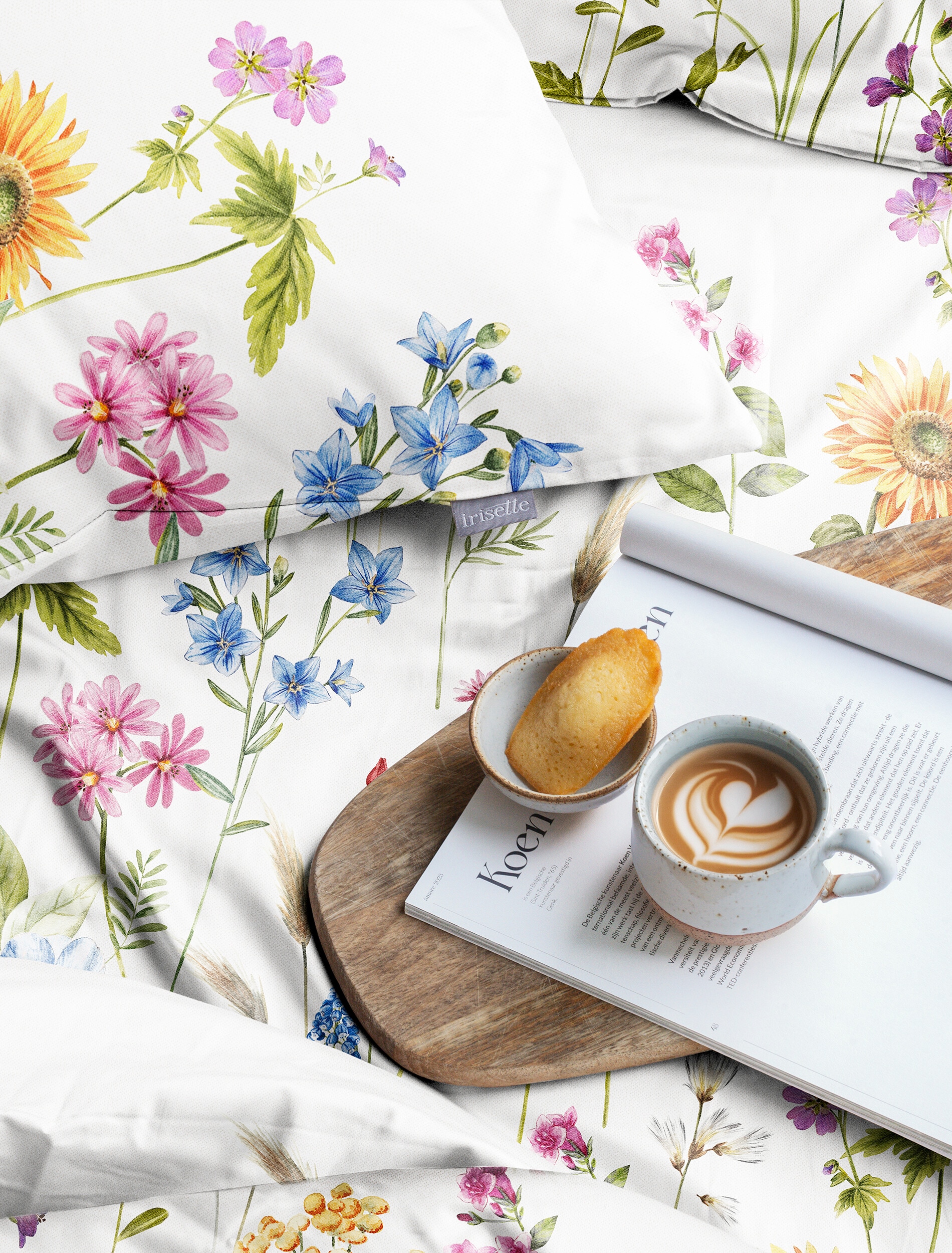 Irisette Linge de lit »Wave 8698« 2 confortable et respirant, qualité toutes saisons