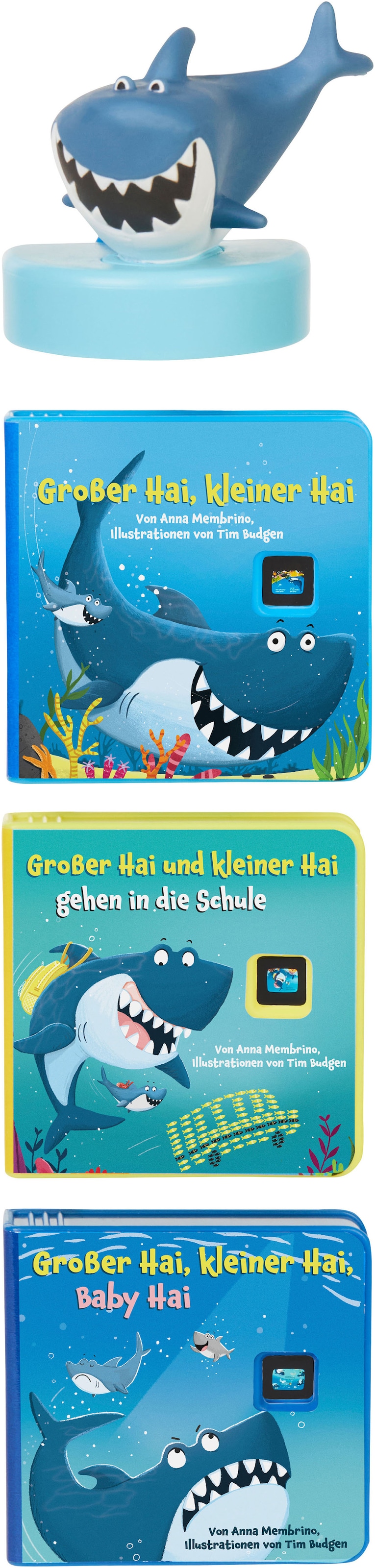 Little Tikes® Cassette de feuilleton audio »Story Dream Machine, Grosser Hai, Kleiner Hai Familien-Kollektion« passend für Story Dream Machine