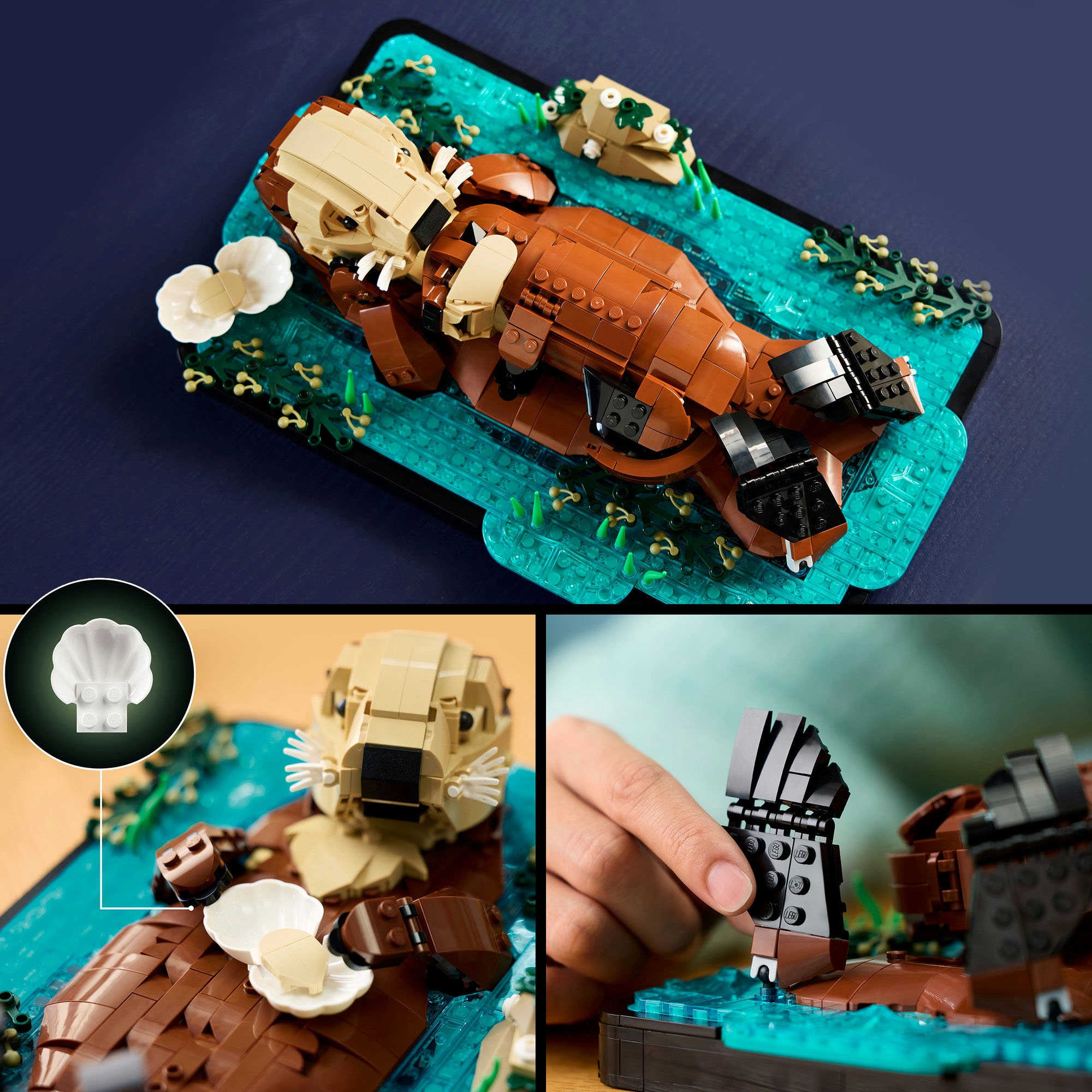 LEGO® Pions de construction »Schwimmende Otter (21366), LEGO Ideas«